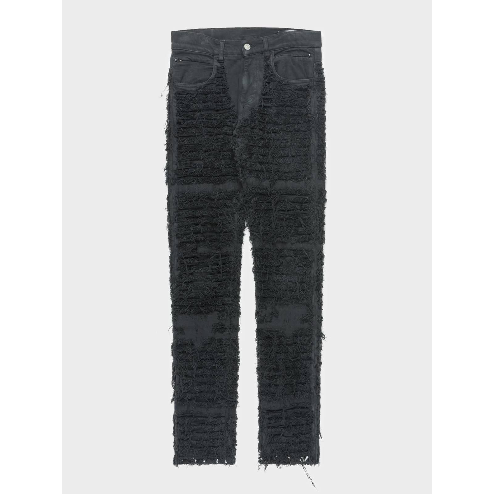 Alyx x Blackmeans shredded denim