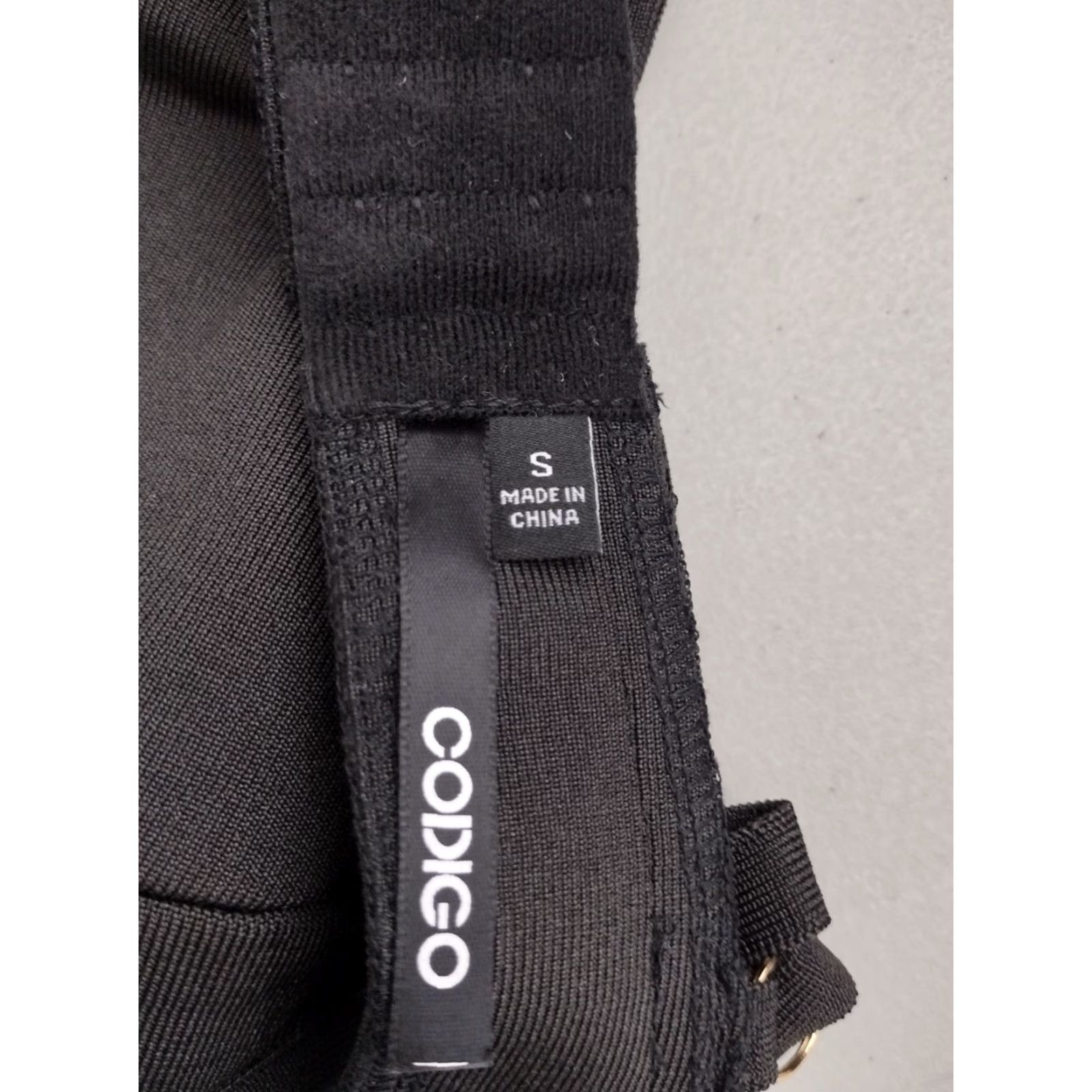 Vintage Codigo Womens Balconette Bra S Black DD Lightly Lined Strappy Underwired Adjustable Hook & Eye Nike Size ONE SIZE - 5 Thumbnail