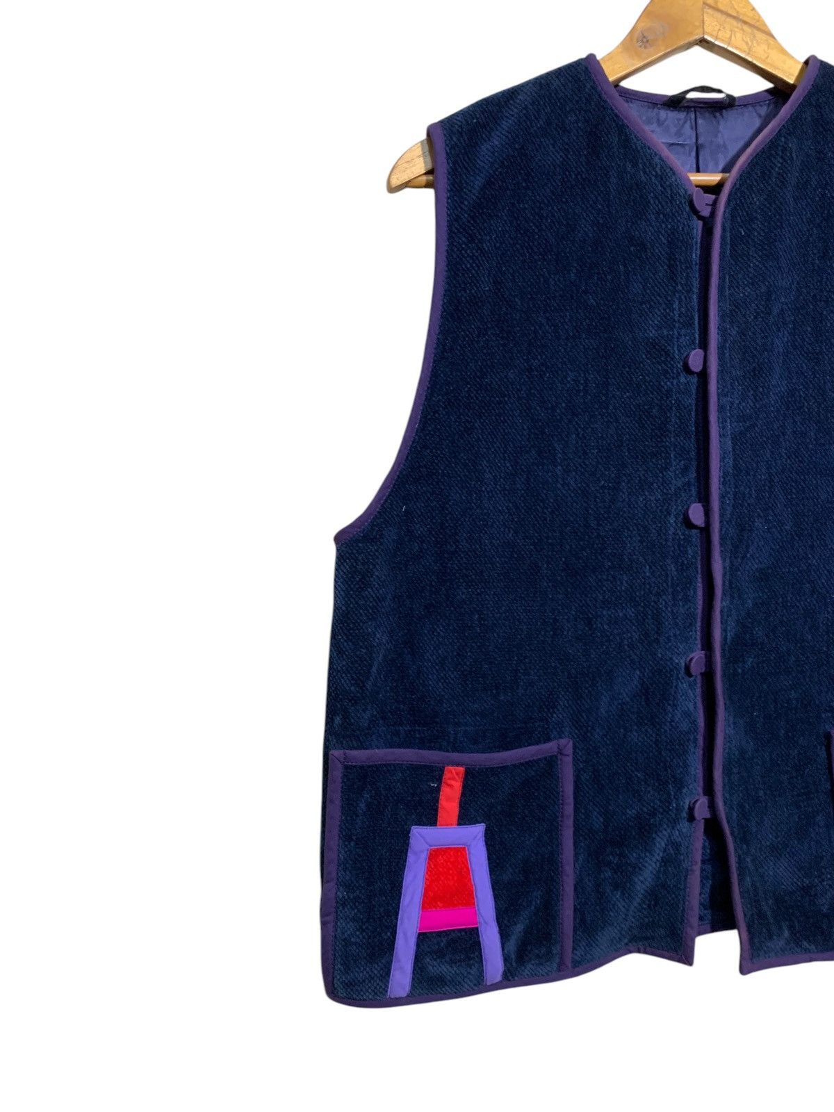 Annikki Karvinen 🔥ANIKKI KARVINEN FINLAND VELVET VEST JACKETS Size US L / EU 52-54 / 3 - 2 Thumbnail