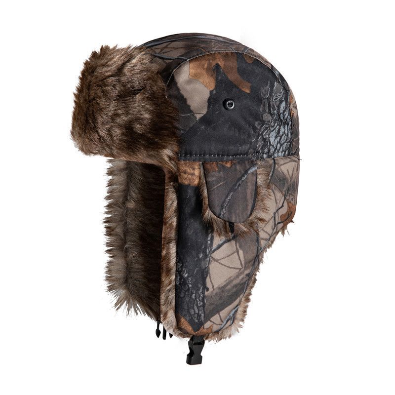 Japanese Brand × Vintage earflap camouflage bomber hat Size ONE SIZE - 1 Thumbnail
