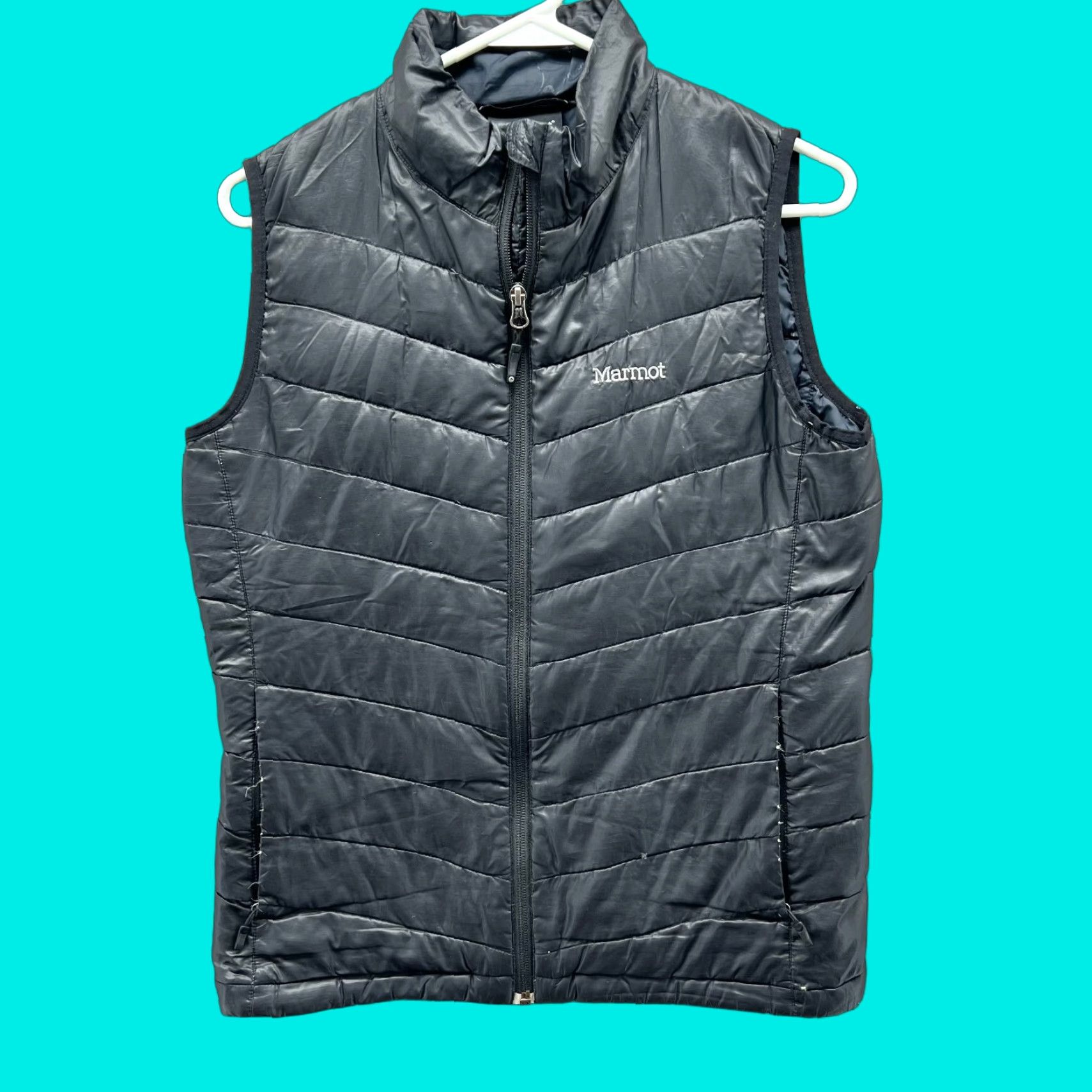 Marmot Marmot Puffer Vest Men S Black Full Zip Quilted Down 800 Vintage? No - (Content kept as original) Size US S / EU 44-46 / 1 - 1 Thumbnail
