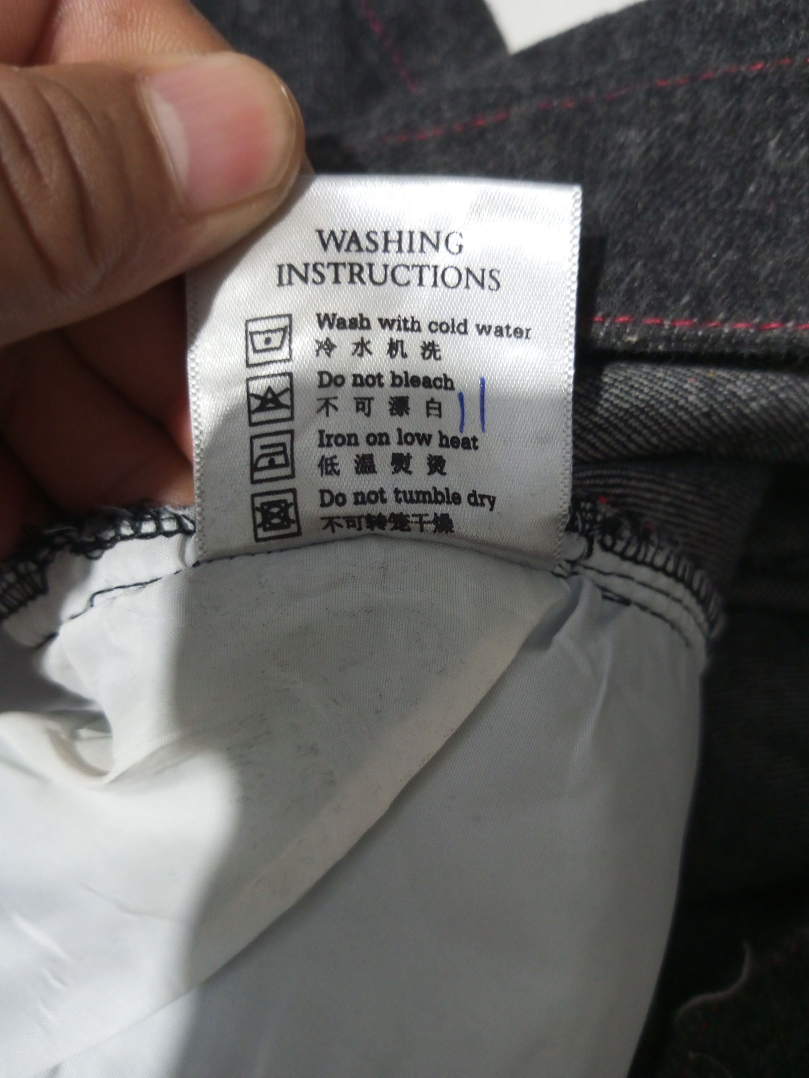 20471120 Vintage chinism multi pocket grey denim Size US 31 - 14 Thumbnail