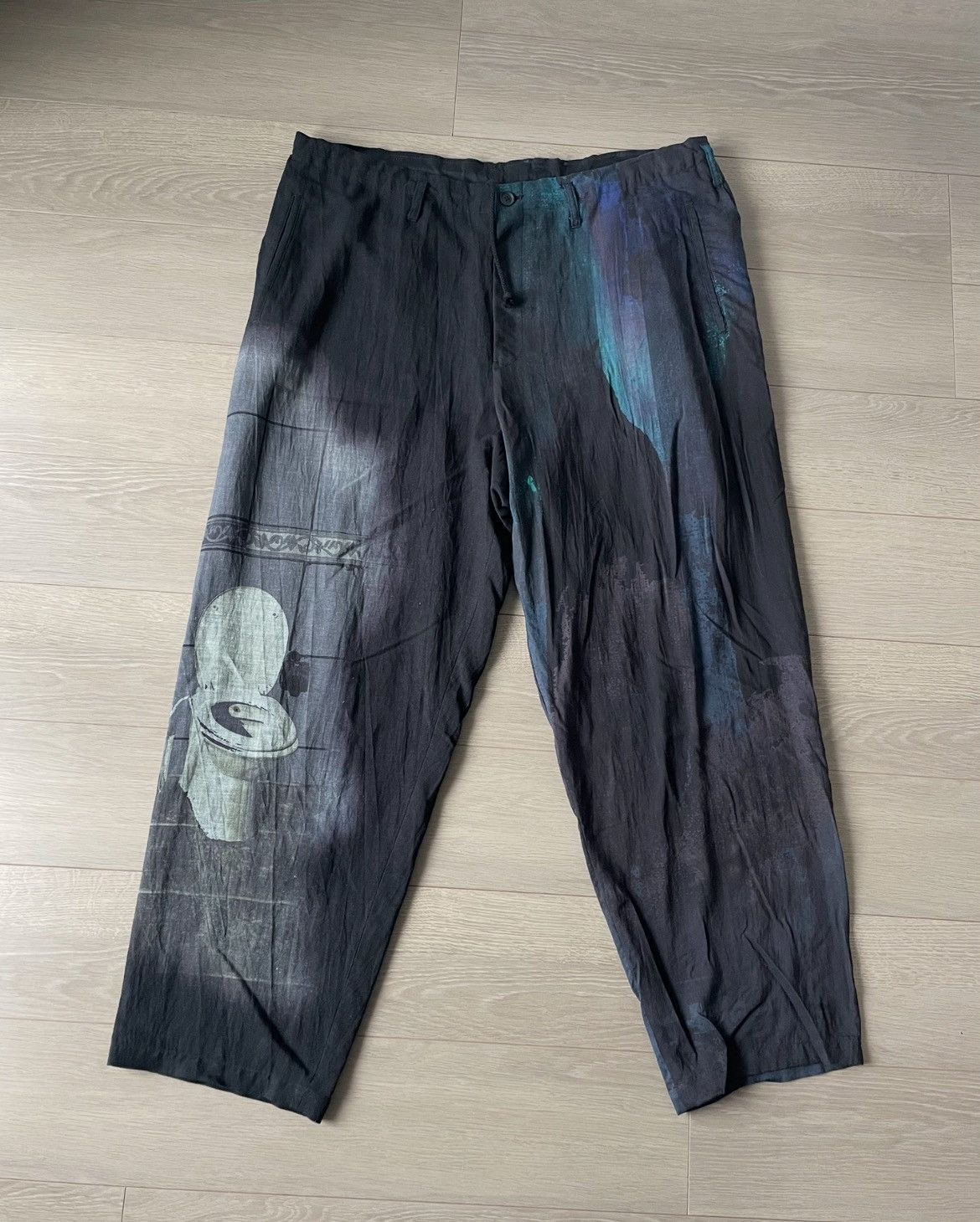 Yohji Yamamoto Pour Homme Half-split Pants Size US 32 / EU 48 - 1 Thumbnail