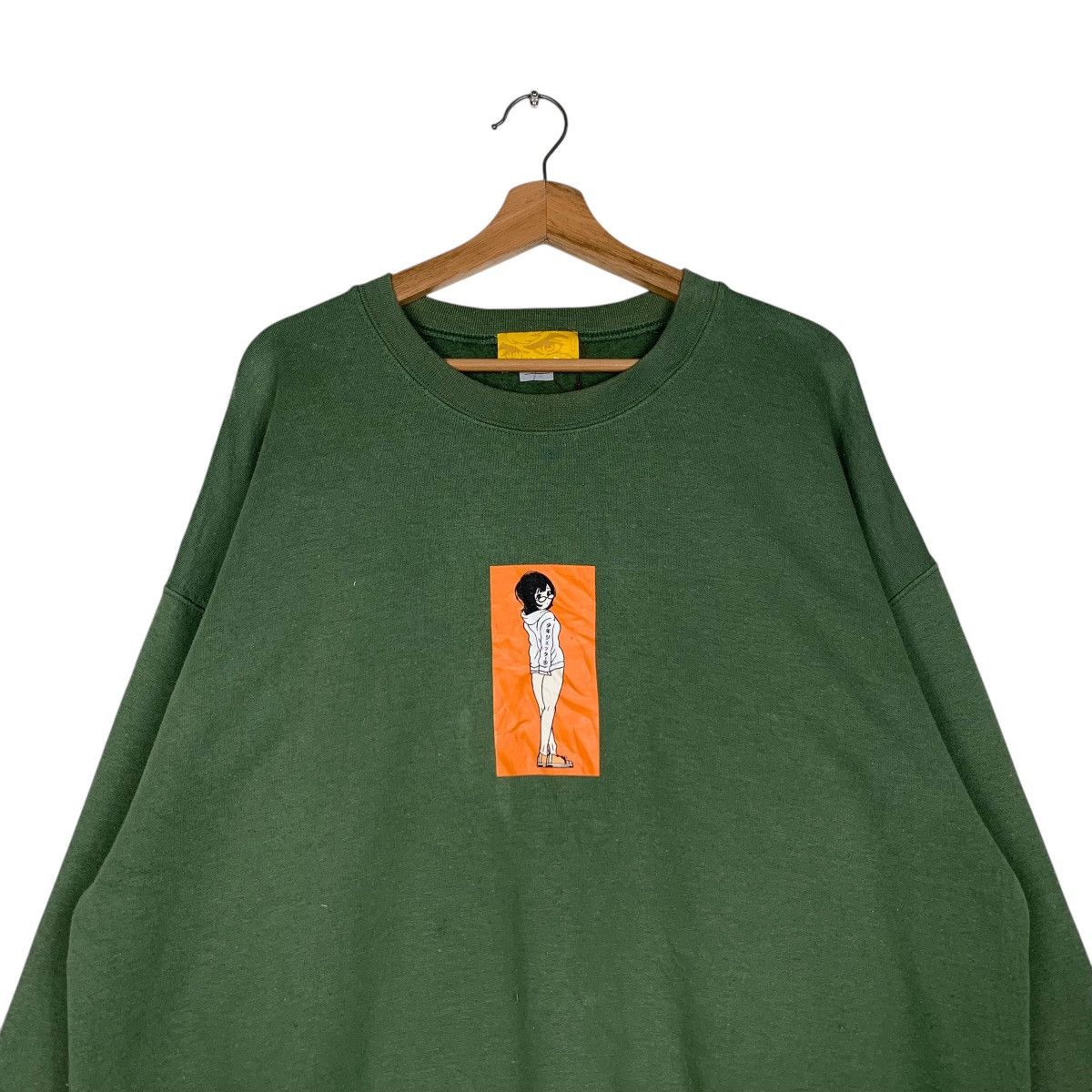 Anime SHONEN JETTER Erotic Graphics Printed Sweatshirt #1503-C67 Size US XL / EU 56 / 4 - 2 Thumbnail
