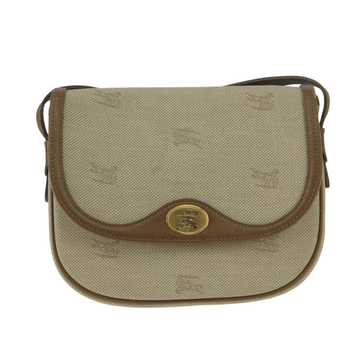 Burberry Beige Canvas Shoulder Bag (Pre-Owned) Size ONE SIZE - 1 Thumbnail