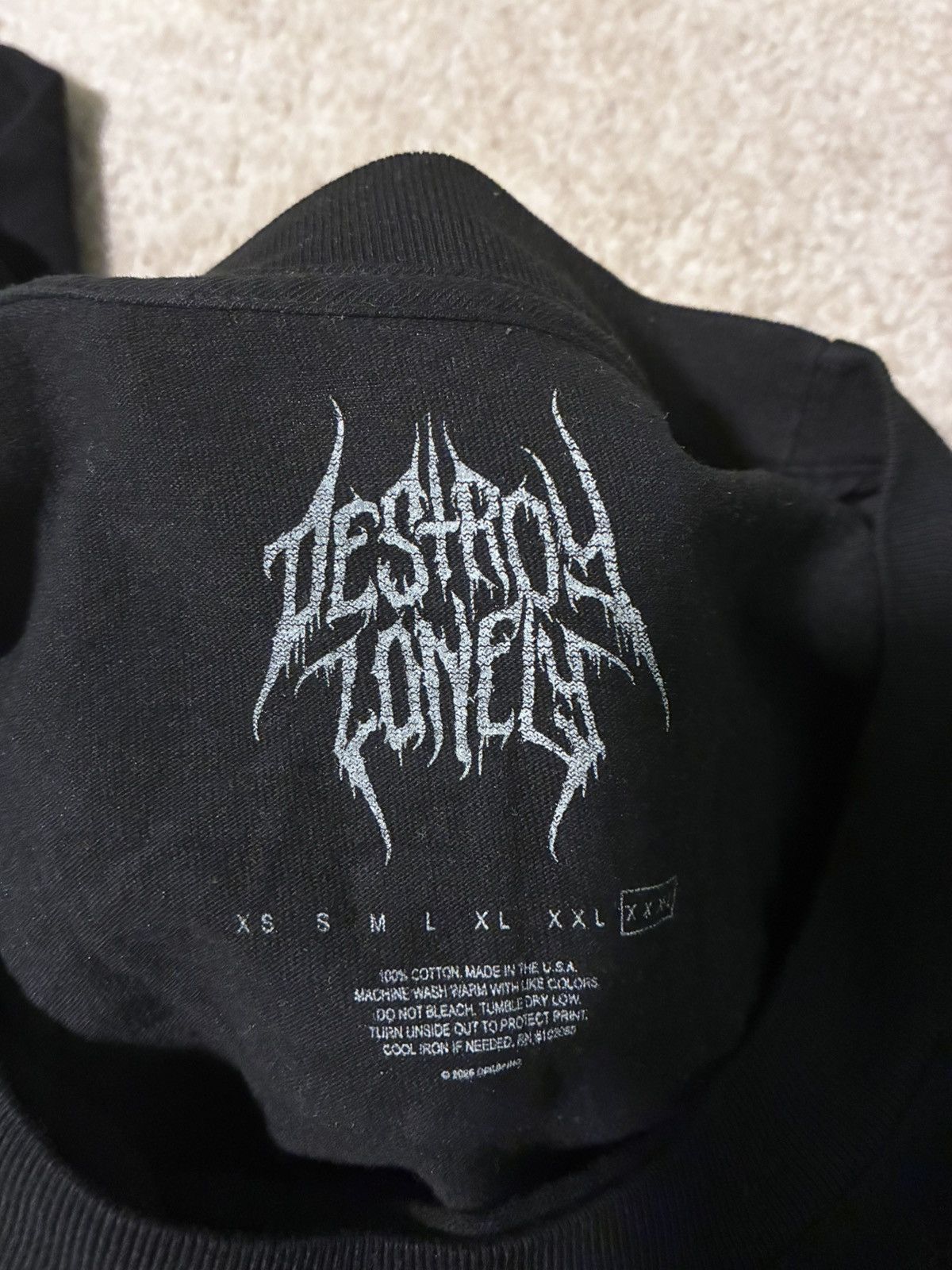 Destroy Lonely love hurts true story destroy lonely tee Size US XXL / EU 58 / 5 - 3 Thumbnail