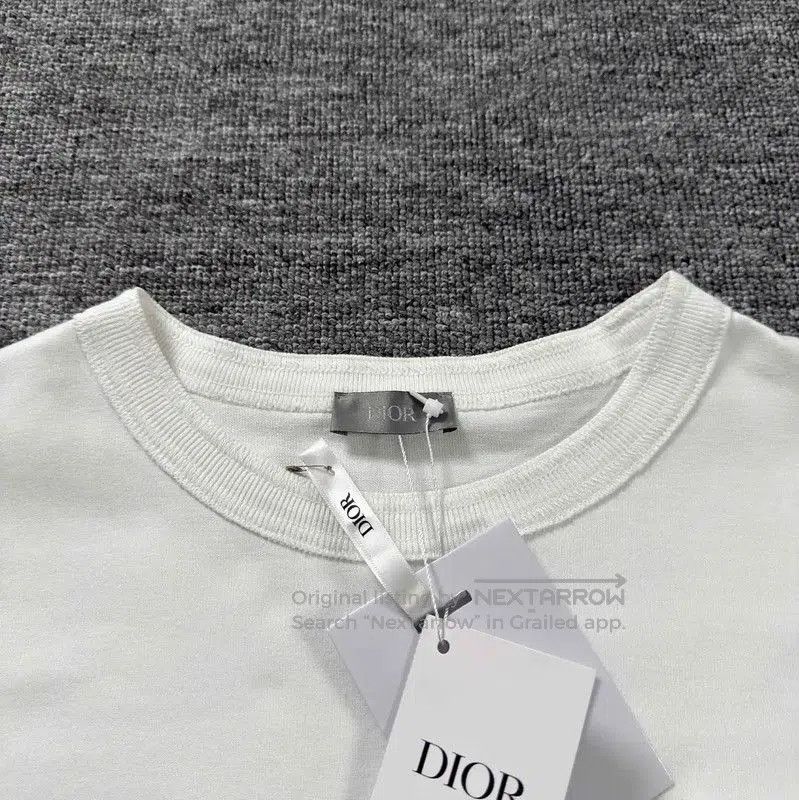 Dior Dior White Cotton Men's T-Shirt . Size US L / EU 52-54 / 3 - 3 Thumbnail