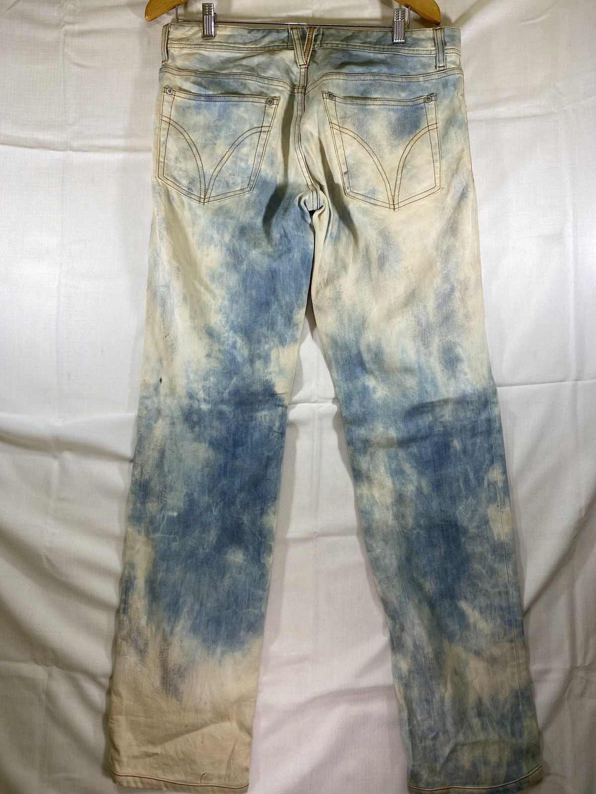 Dolce & Gabbana washed denim cowboy pants Size US 34 / EU 50 - 2 Thumbnail