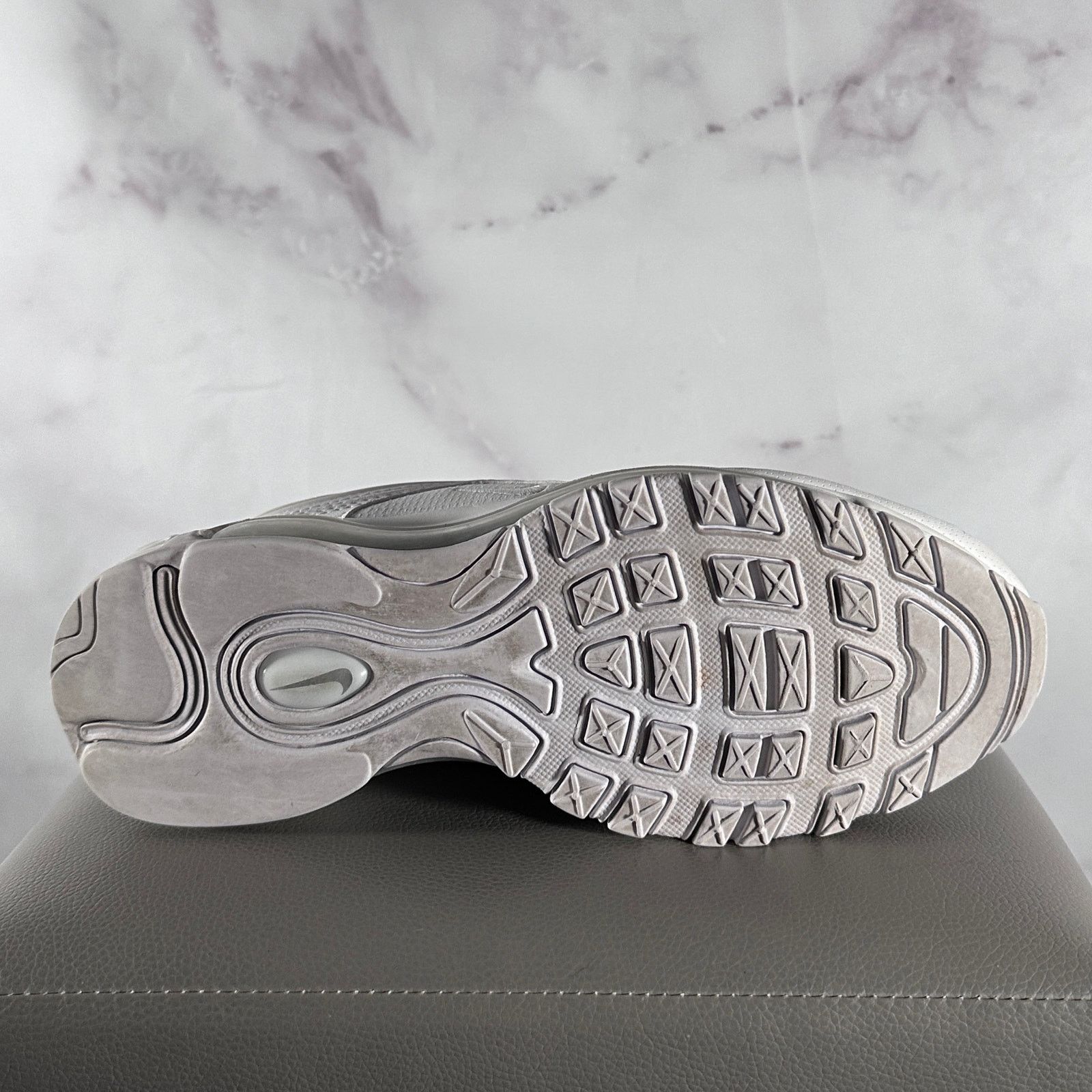 Nike Air Max 97 White Metallic Silver Size US 8.5 / IT 38.5 - 12 Thumbnail