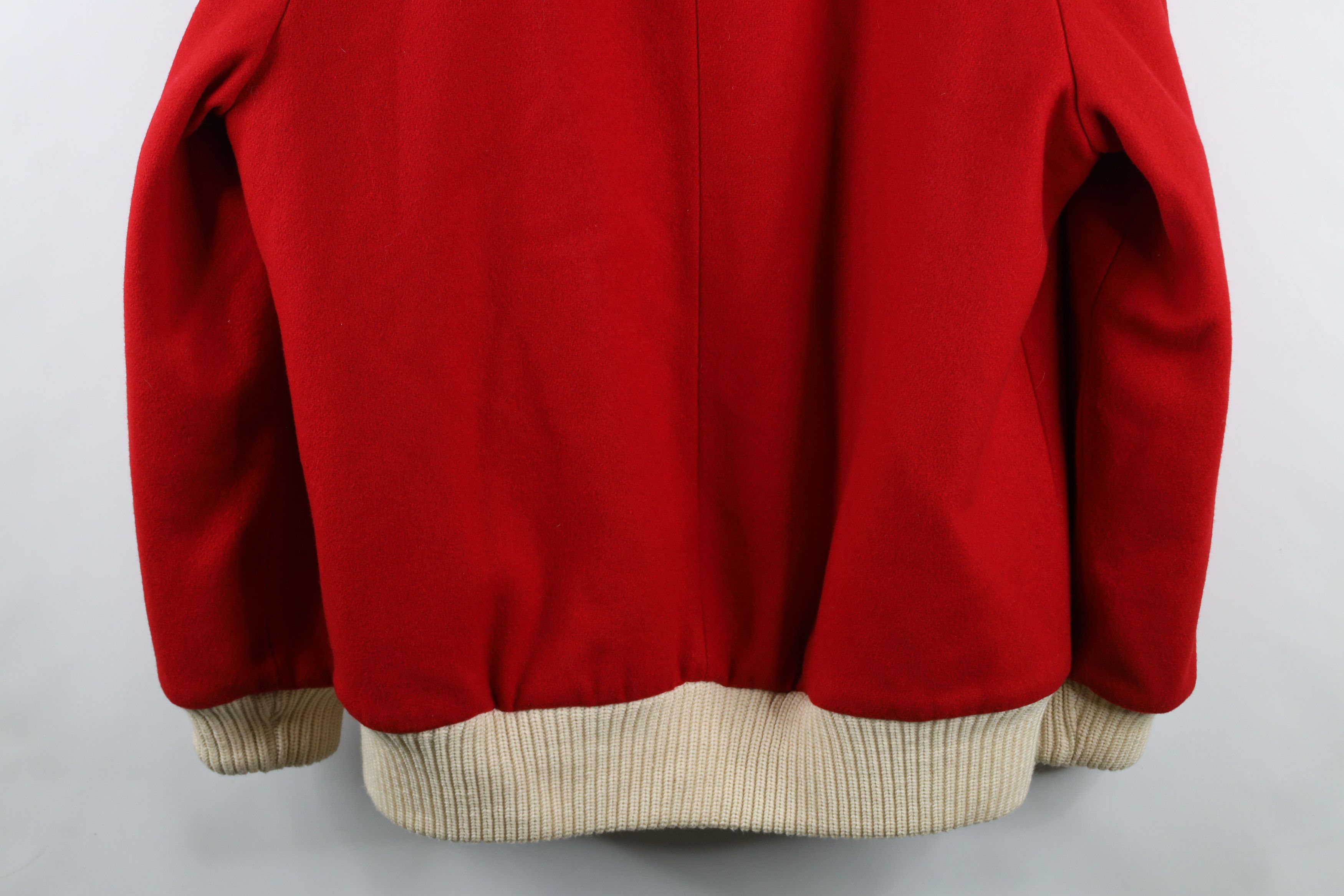 Vintage Vintage 60s Streetwear Lined Wool Shawl Bomber Jacket USA Size US XL / EU 56 / 4 - 14 Thumbnail