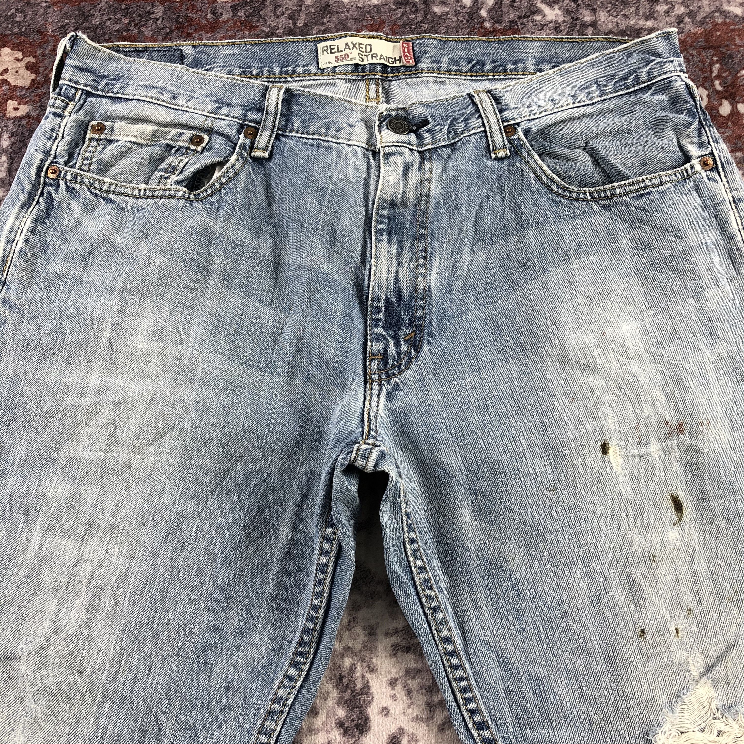 Levi's × Vintage Vintage Blue Wash Levis 559 Jeans-JM2974 Size US 37 - 3 Thumbnail