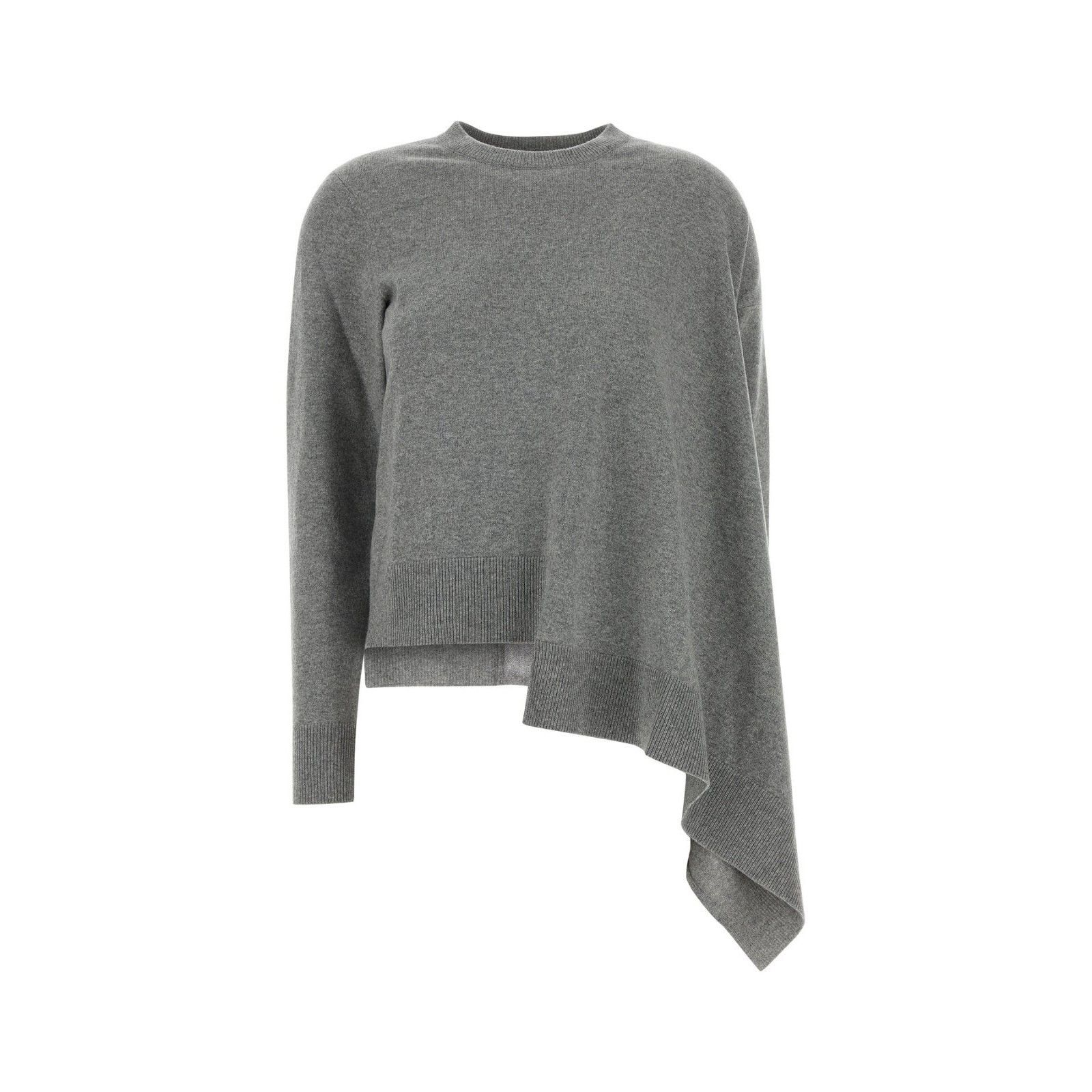 ALEXANDER MCQUEEN Gray Cashmere Blend Sweater New & Authenti