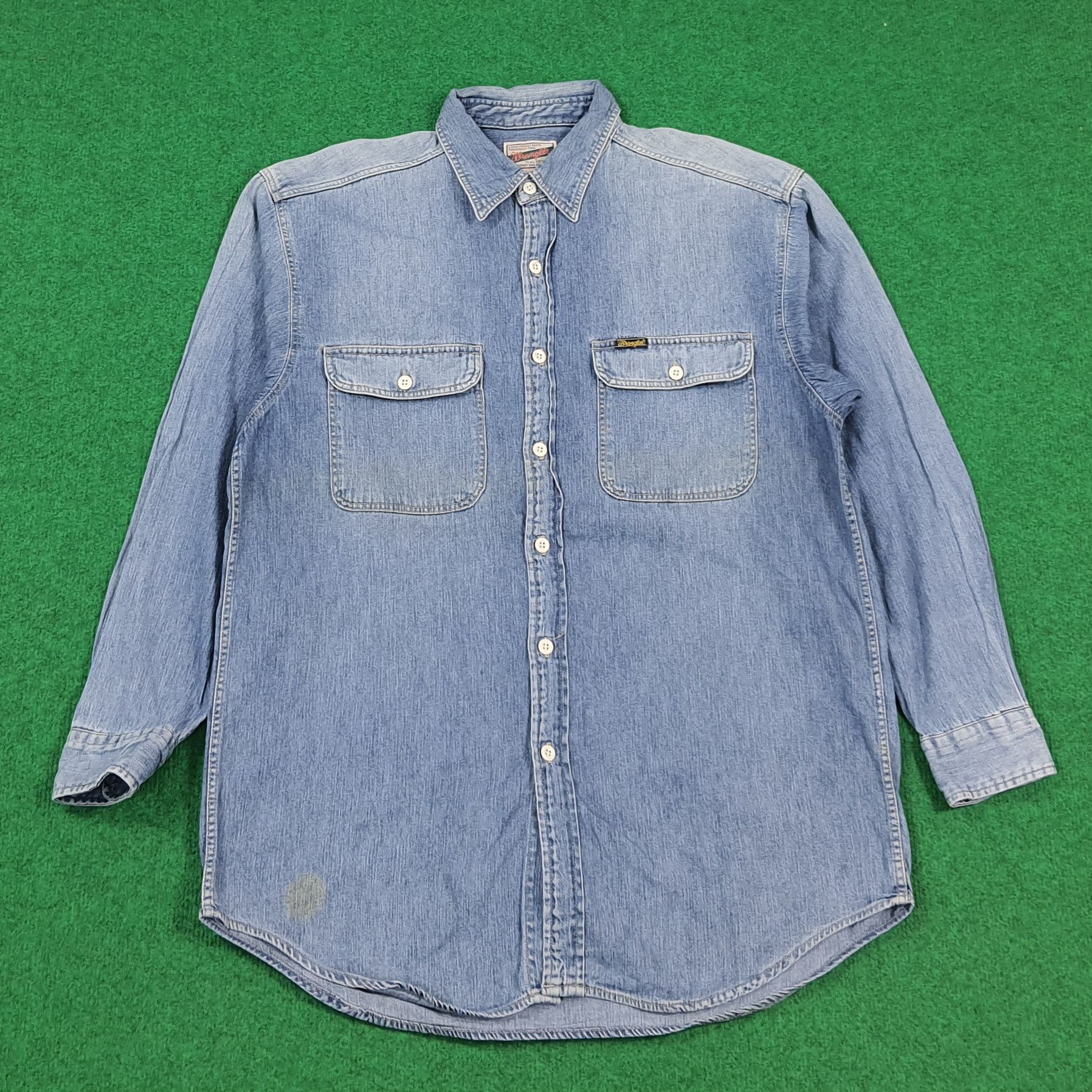 Wrangler Vintage Wrangler Denim Button Up Shirt C301N68 Size US M / EU 48-50 / 2 - 1 Thumbnail