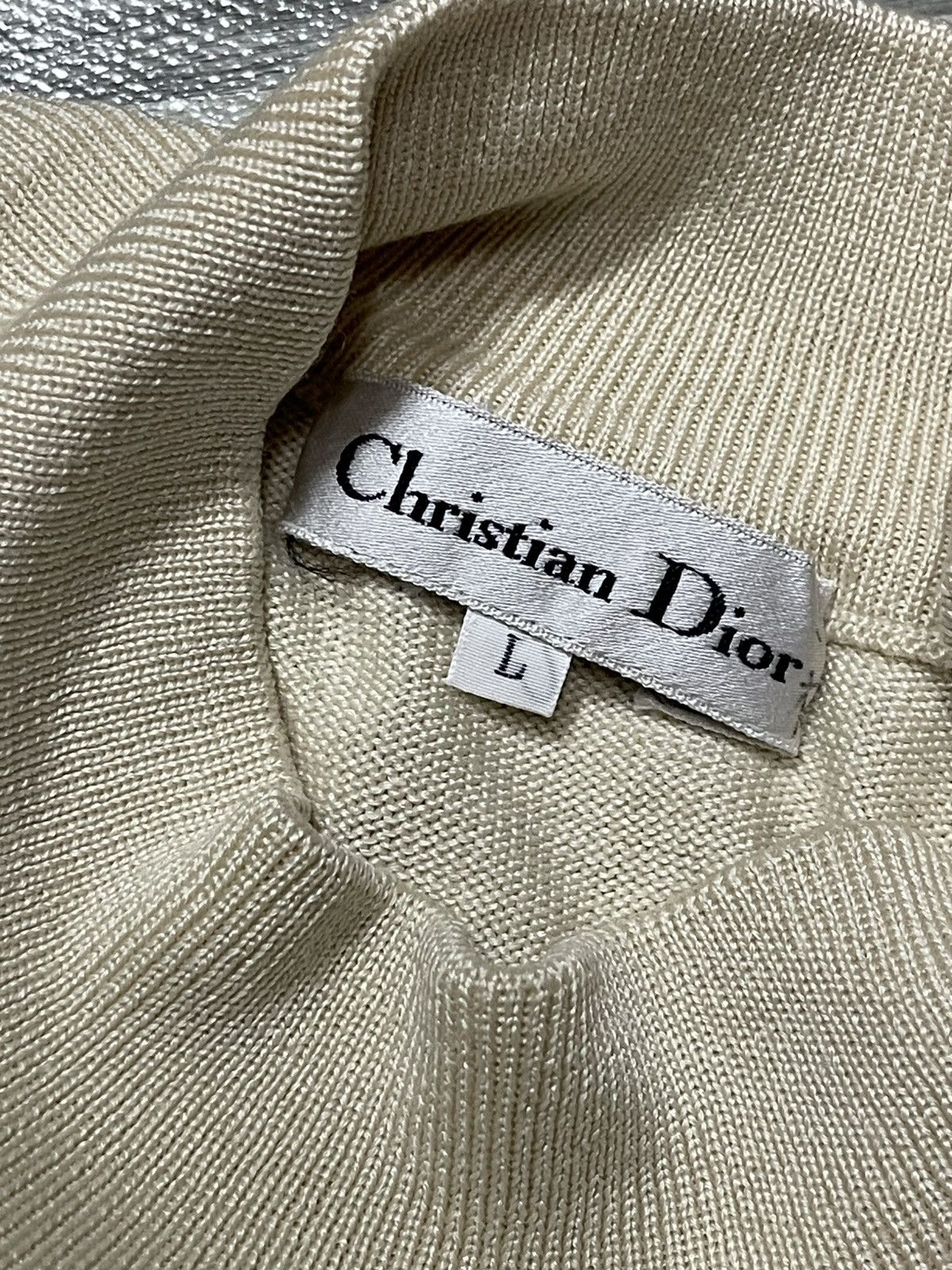 Christian Dior Monsieur Vintage Christian Dior Sweater Knit Size L / US 10 / IT 46 - 3 Thumbnail