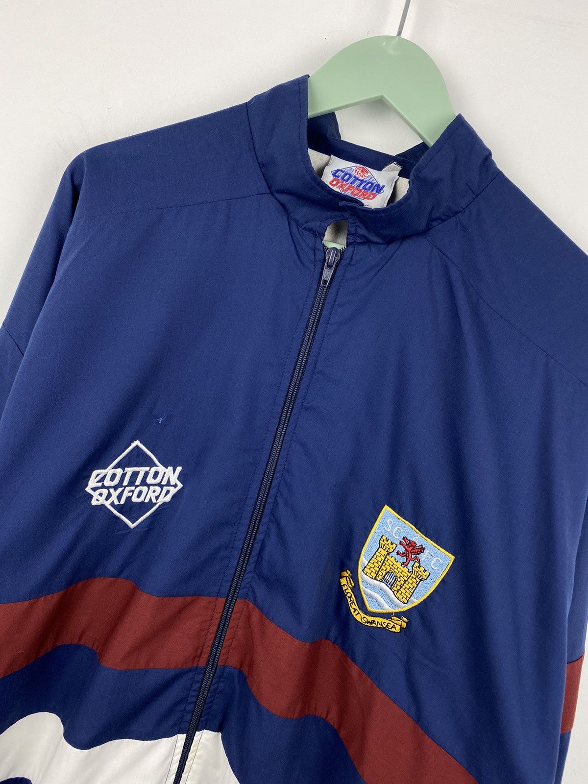 Cotton Traders Vintage Floreat Swansea Cotton Oxford Rugby Union Jacket Size US XL / EU 56 / 4 - 2 Thumbnail