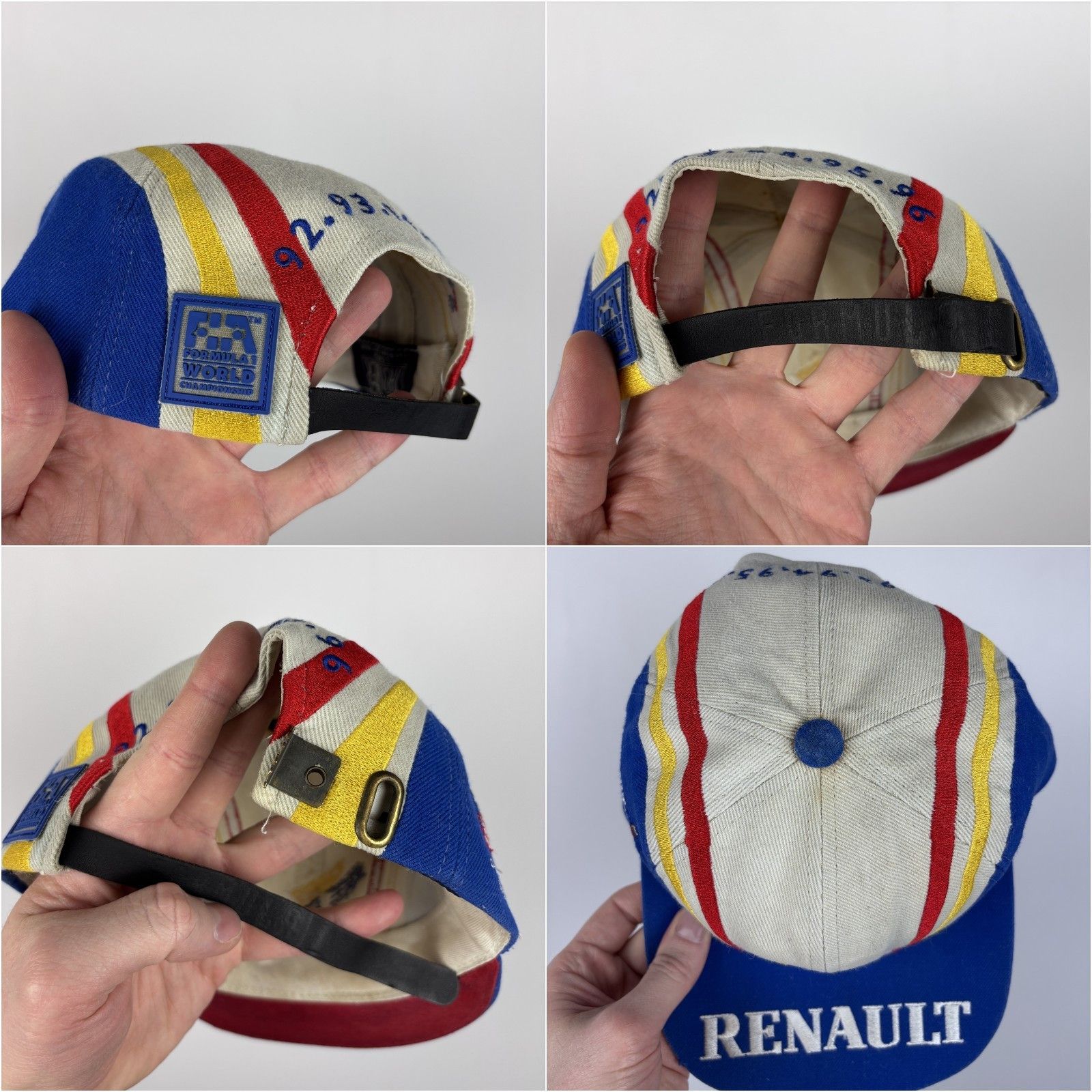 Formula 1 Vintage 1987 Renault Formula 1 Team Blue Thunder Cap Rare Size ONE SIZE - 5 Thumbnail