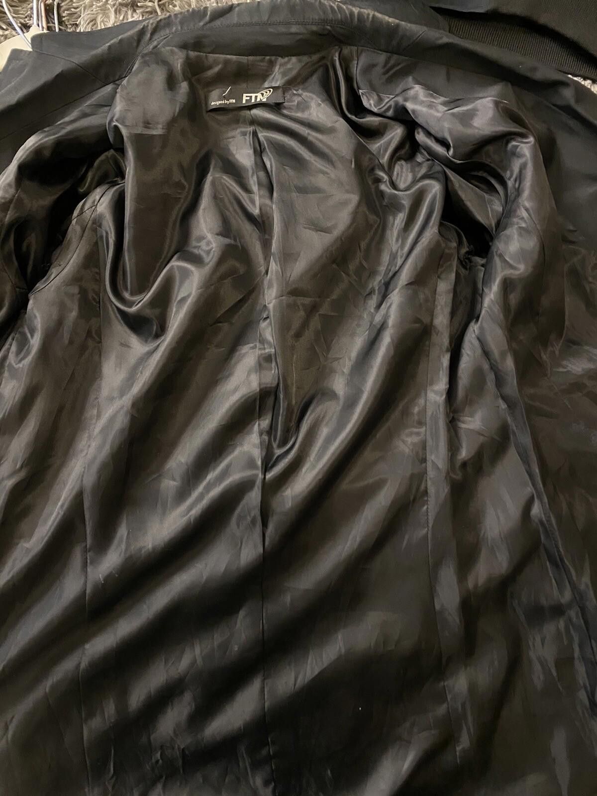 Other Designed By FTN Women Black Long Trench Coat/Jacket Sz Xs Size XS / US 0-2 / IT 36-38 - 7 Thumbnail