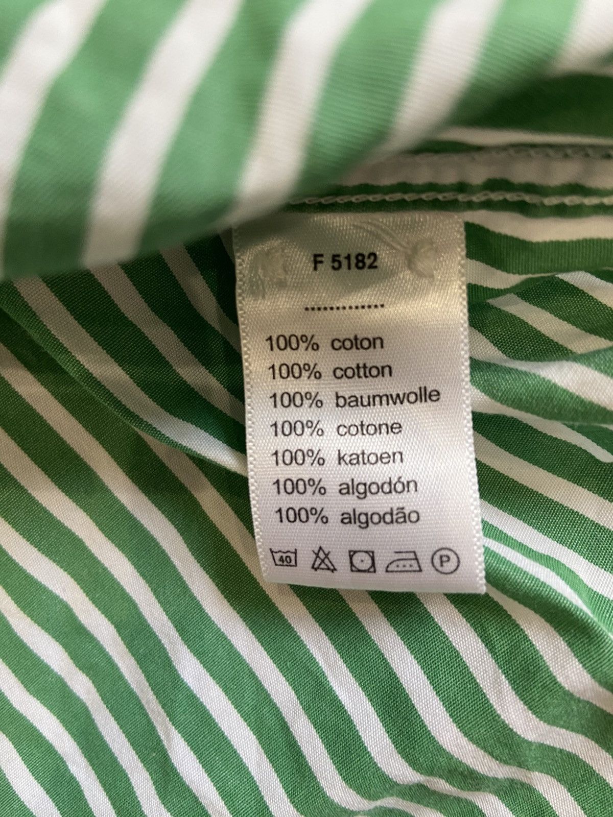 Lacoste Vintage Lacoste Striped Short Sleeve Shirt with logo Size US S / EU 44-46 / 1 - 5 Thumbnail