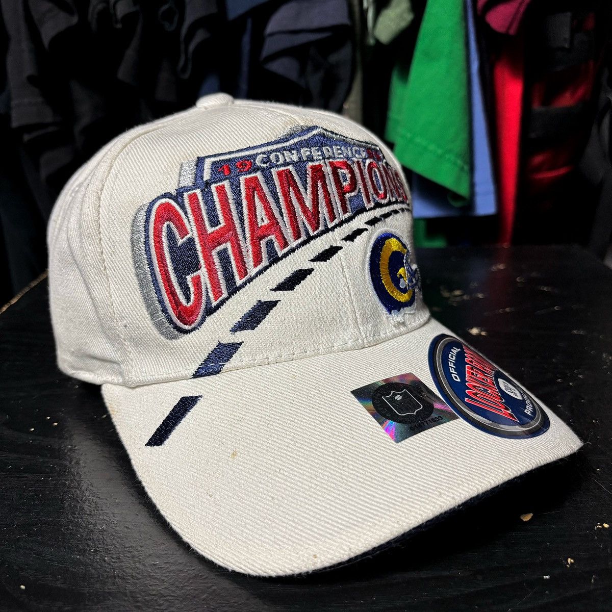 NFL 1999 NFL St. Louis Rams Western Division Conference Hat Size ONE SIZE - 3 Thumbnail