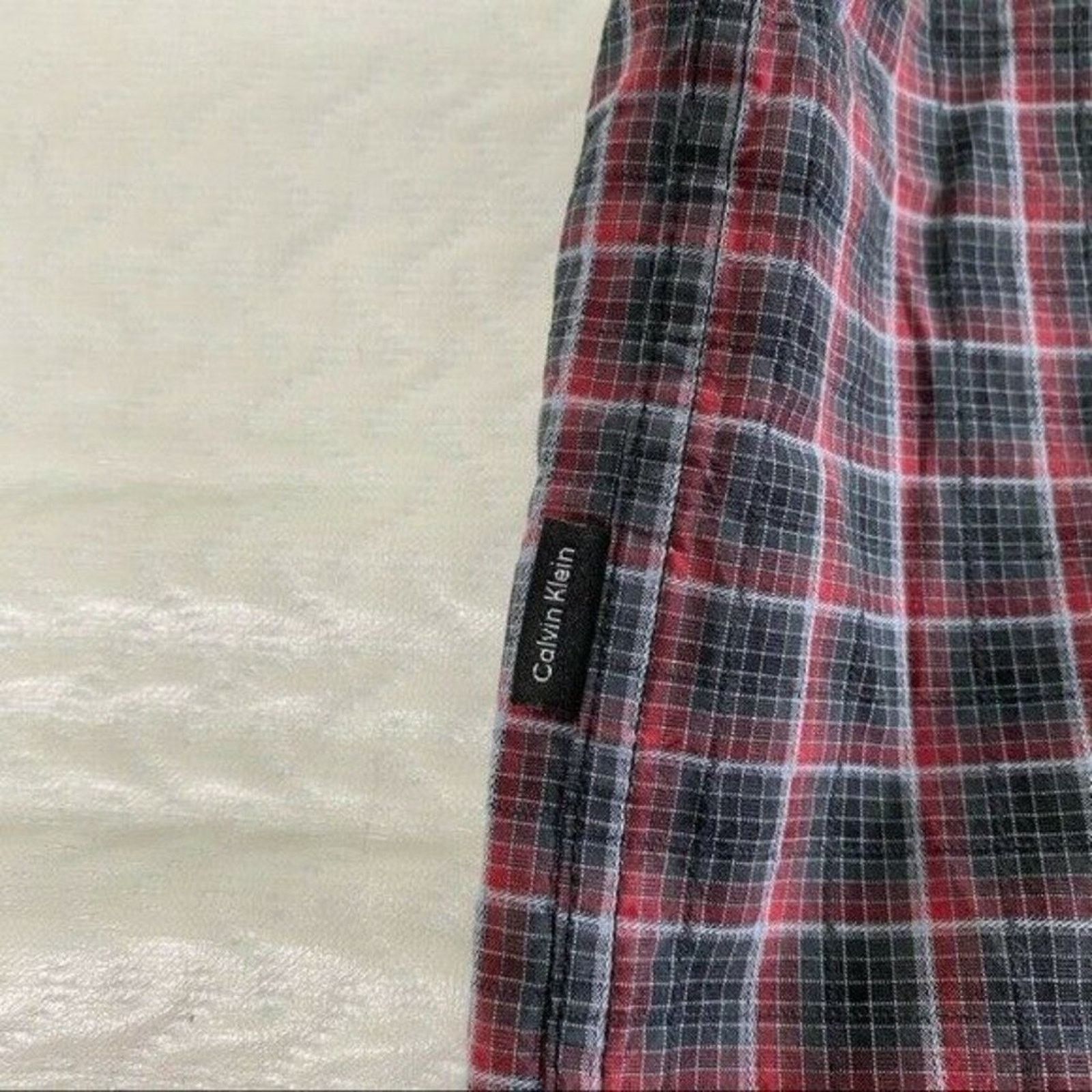Calvin Klein Calvin Klein Men's Plaid Shirt, Size M Size US M / EU 48-50 / 2 - 12 Thumbnail