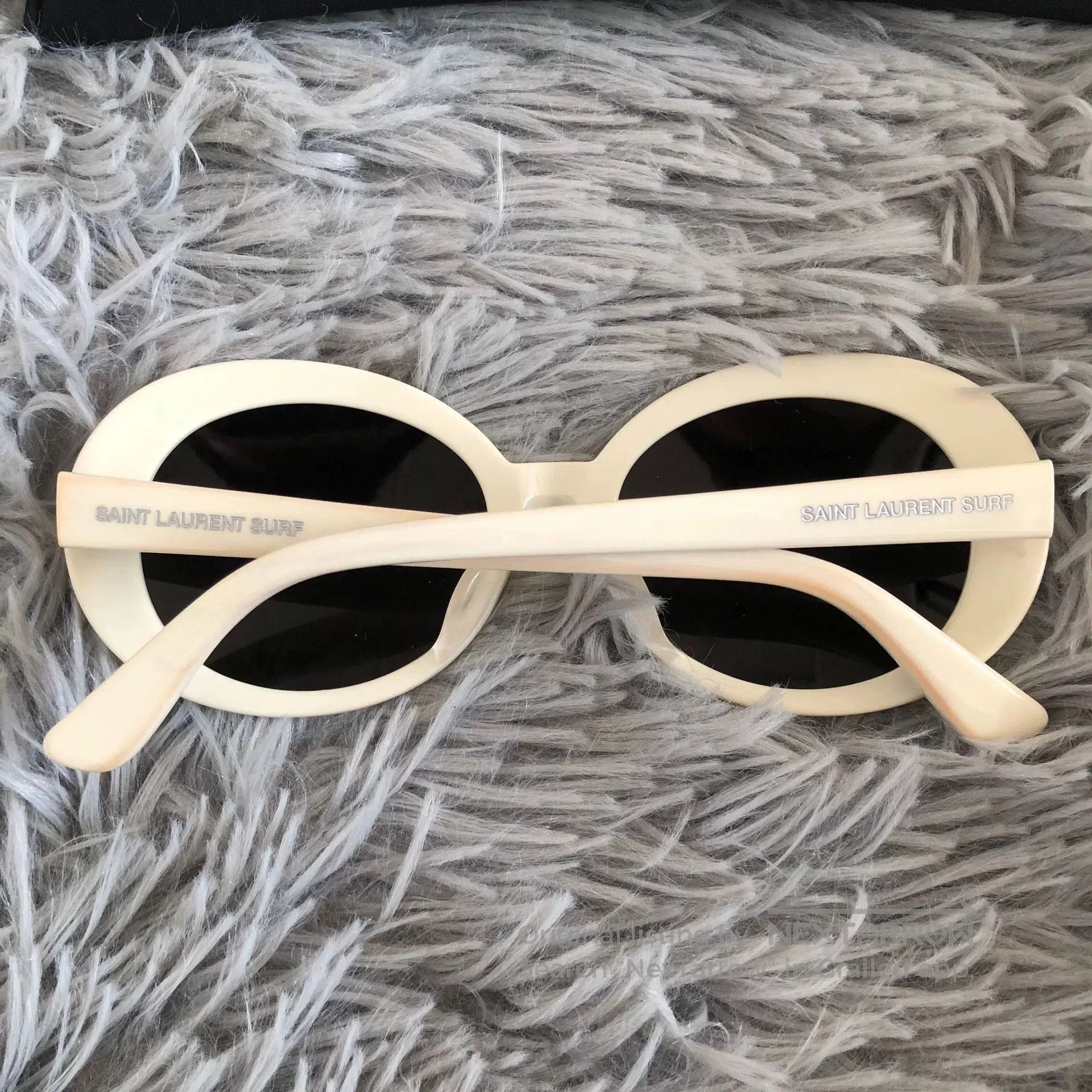 Saint Laurent Paris Saint Laurent SL98 16SS Ivory Sunglasses. Size ONE SIZE - 2 Thumbnail