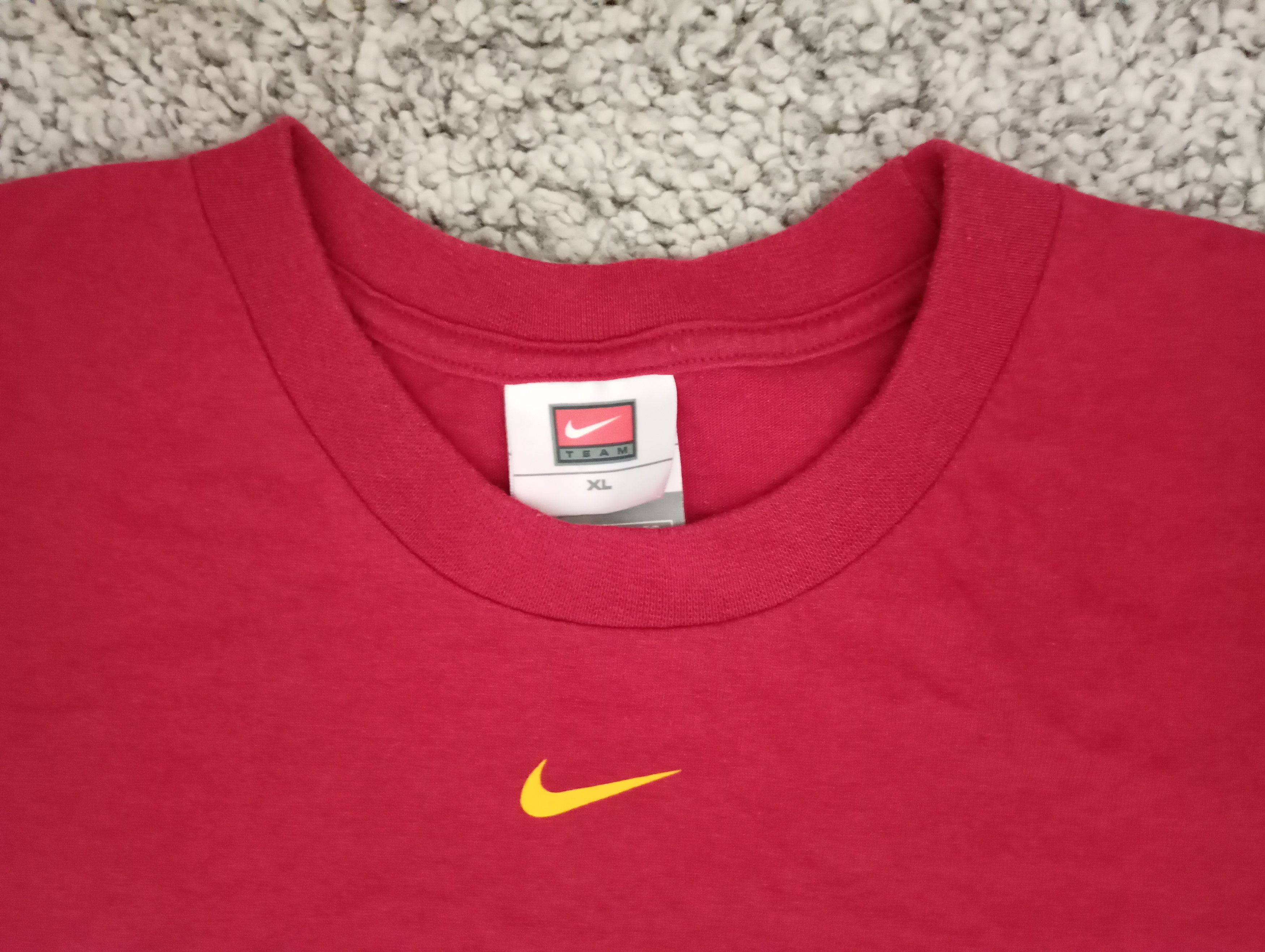 Nike × Vintage Vintage Nike Team USC Red Yellow Tshirt XL Size US XL / EU 56 / 4 - 3 Thumbnail