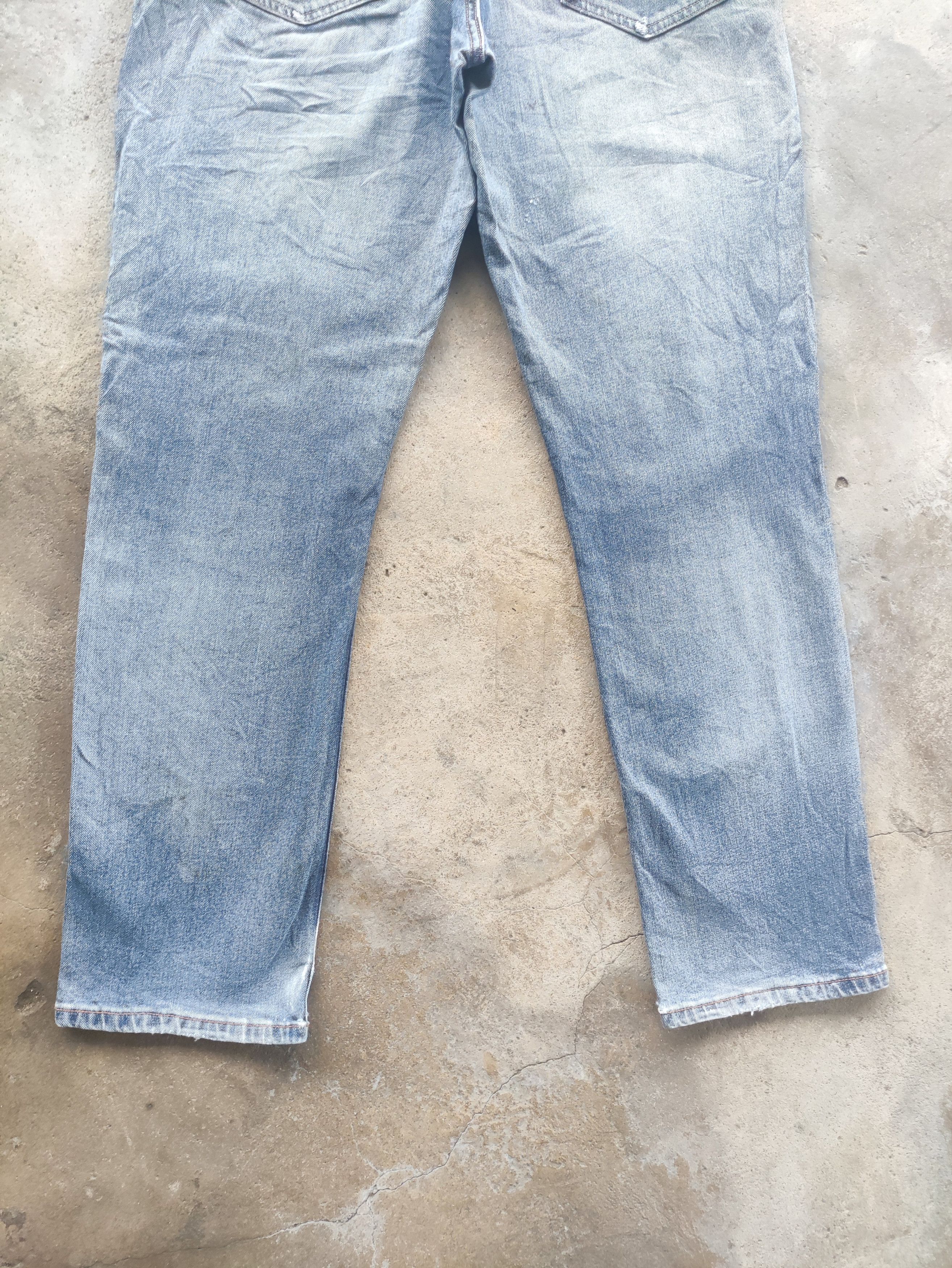Japanese Brand Vintage Japanese Brand Buggy Jeans Faded Ripped Pants Size US 34 / EU 50 - 10 Thumbnail