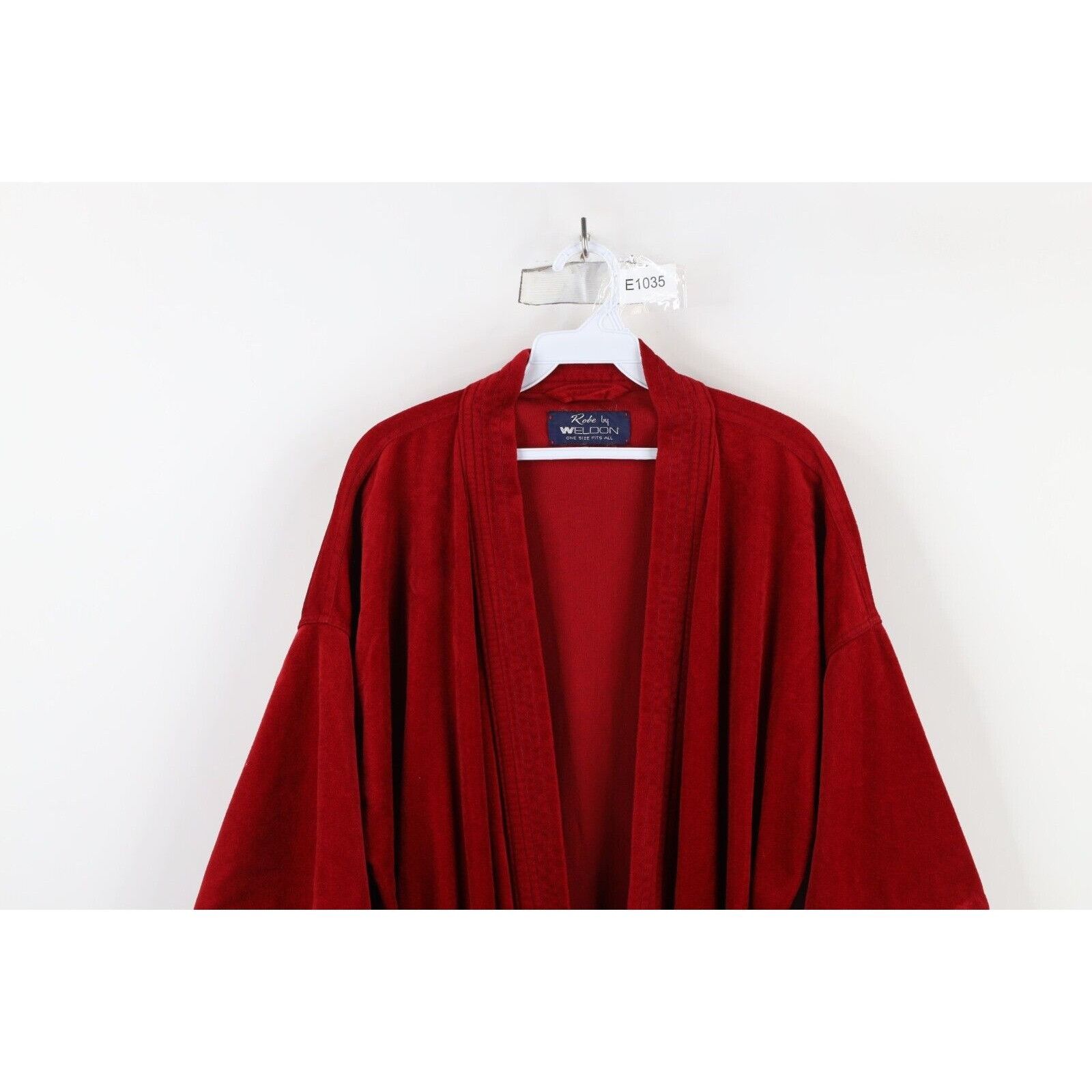 Vintage Vintage 70s Streetwear aded Blank Belted Velour Bath Robe Size US L / EU 52-54 / 3 - 2 Thumbnail