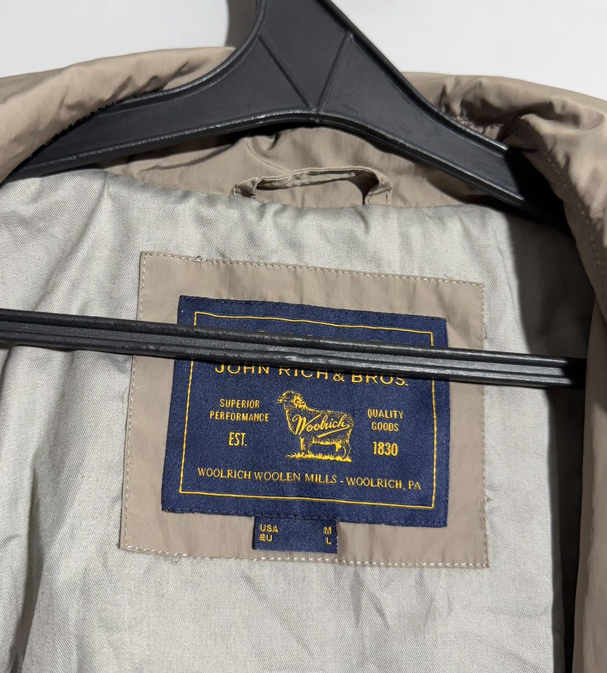 Woolrich Woolen Mills Woolrich Nylon Beige Light Jacket Size US M / EU 48-50 / 2 - 8 Thumbnail
