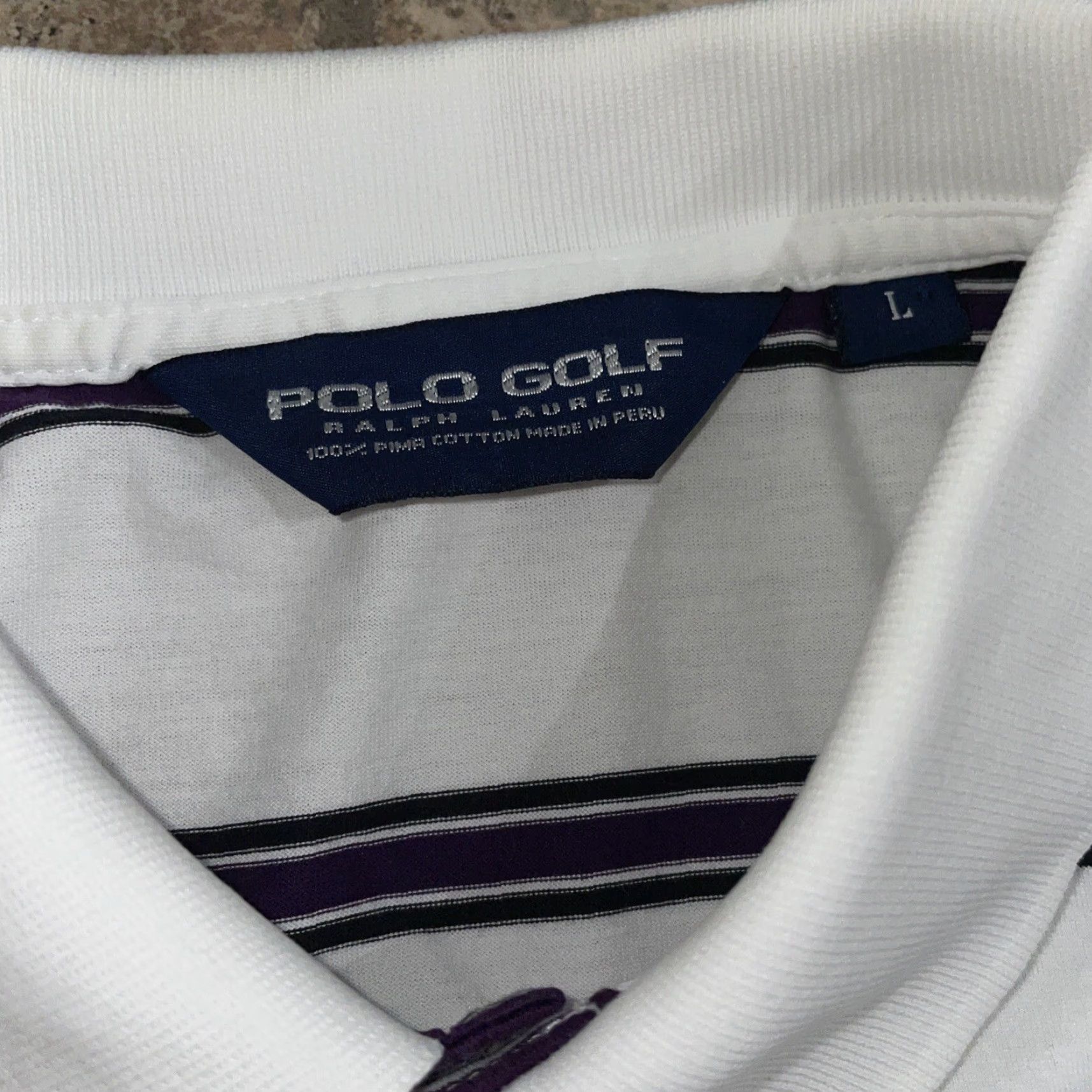 Ralph Lauren Polo Golf Ralph Lauren Peru pima cotton golf polo Mens Large White Size US L / EU 52-54 / 3 - 3 Thumbnail