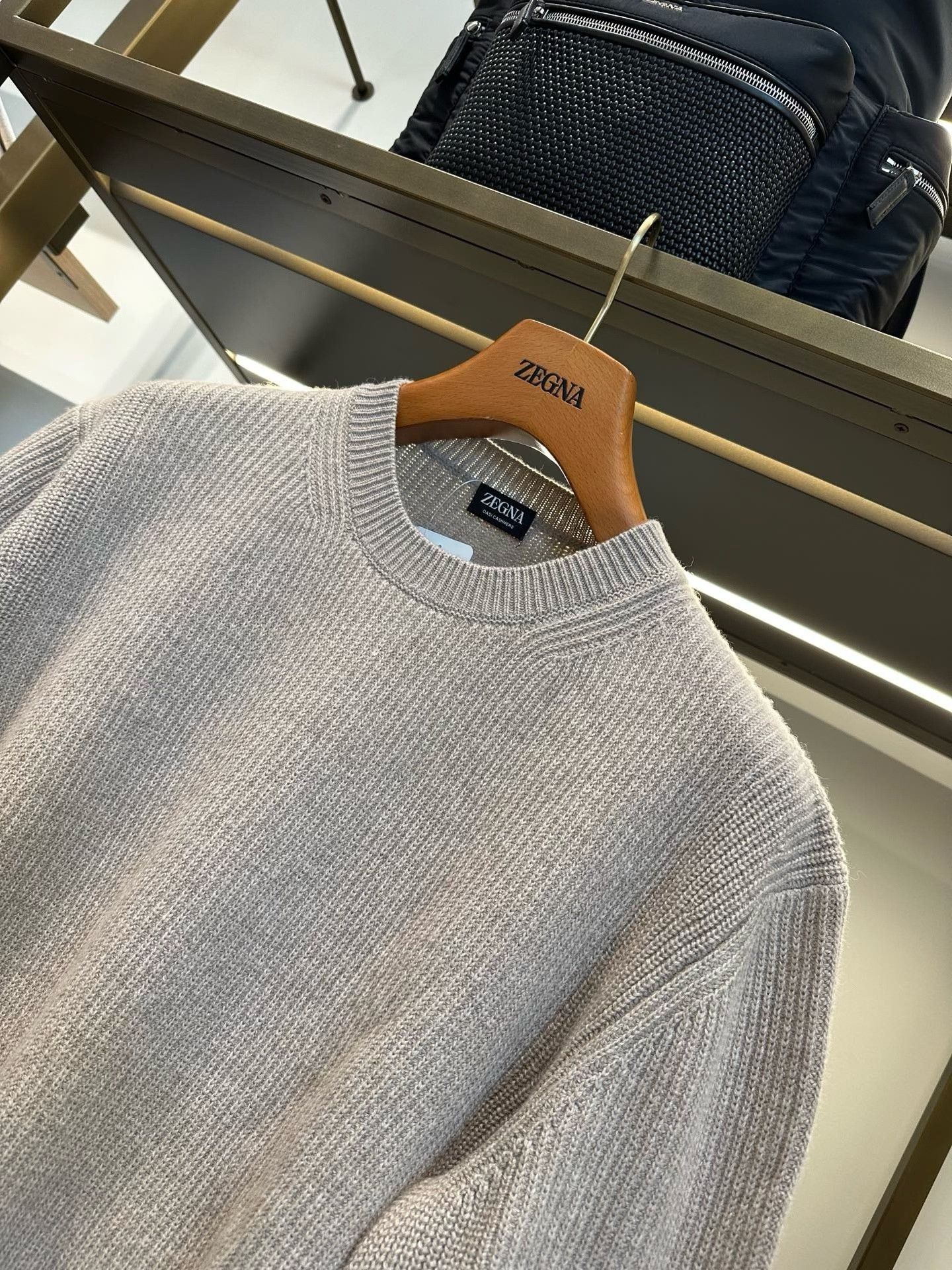 Ermenegildo Zegna Zegna Oasi Cashmere Crewneck Sweater Size US L / EU 52-54 / 3 - 3 Thumbnail