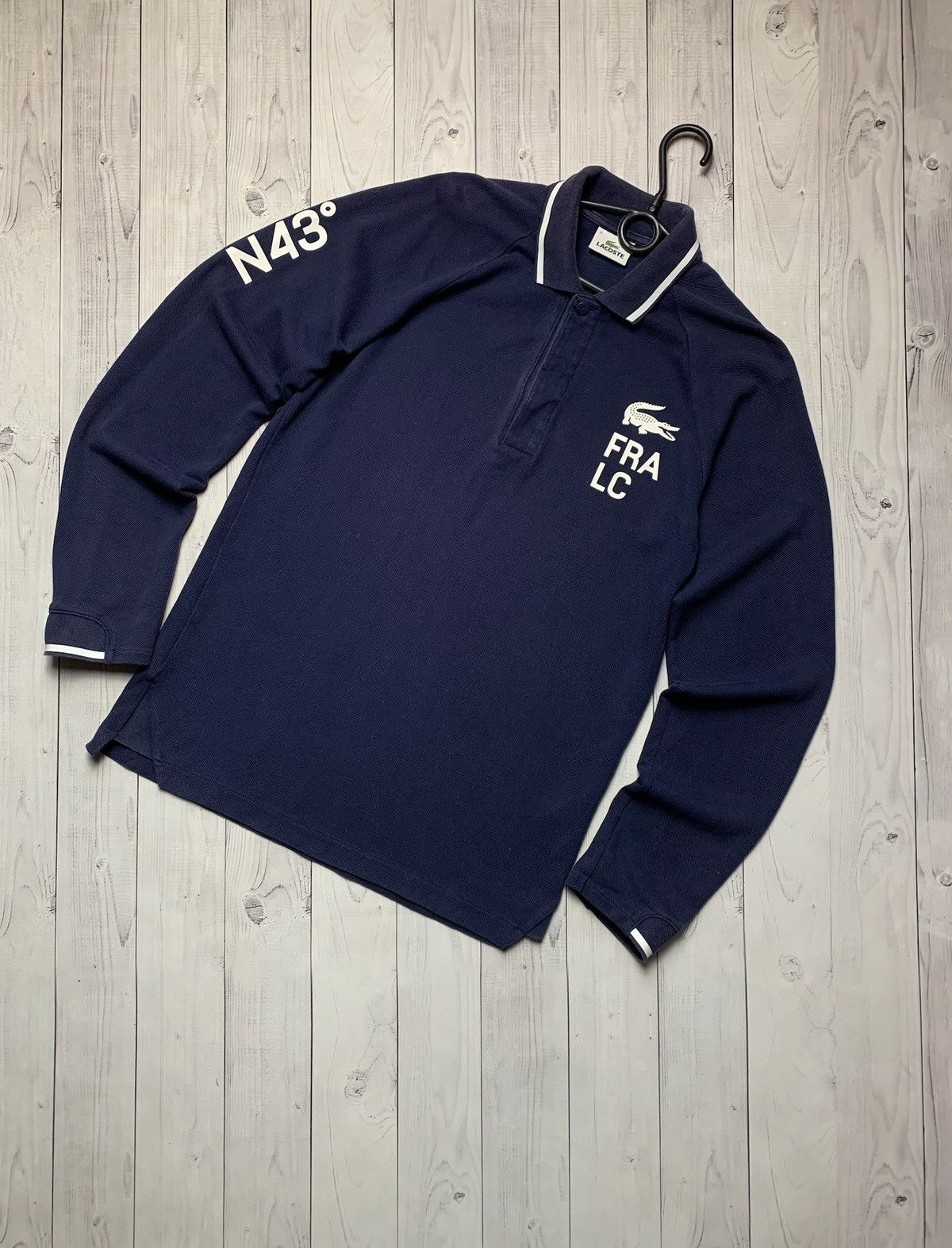 Lacoste × Vintage Vintage Lacoste rugby jersey long sleeve size S logo Size US S / EU 44-46 / 1 - 1 Thumbnail