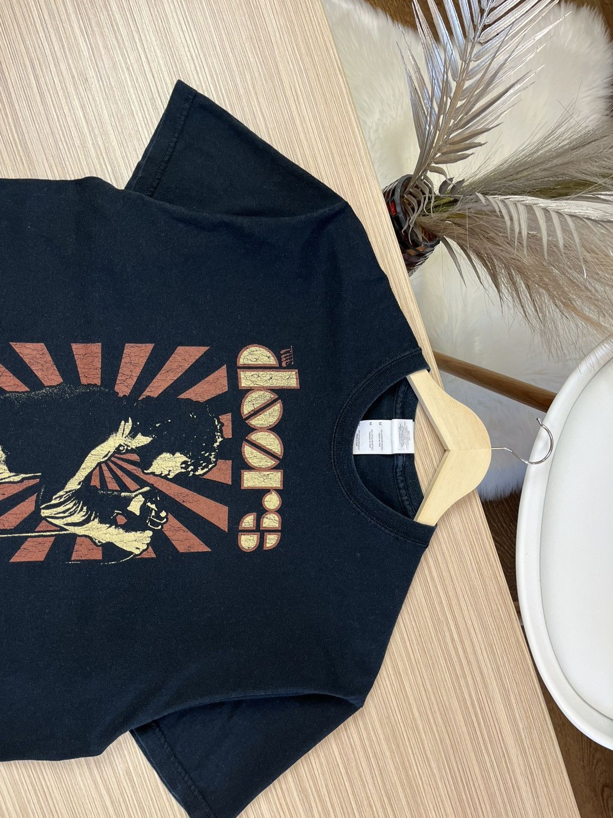 Band Tees × Vintage Vintage The Doors Rock Band Tee Jim Morrison Art Graphic Size US M / EU 48-50 / 2 - 3 Thumbnail