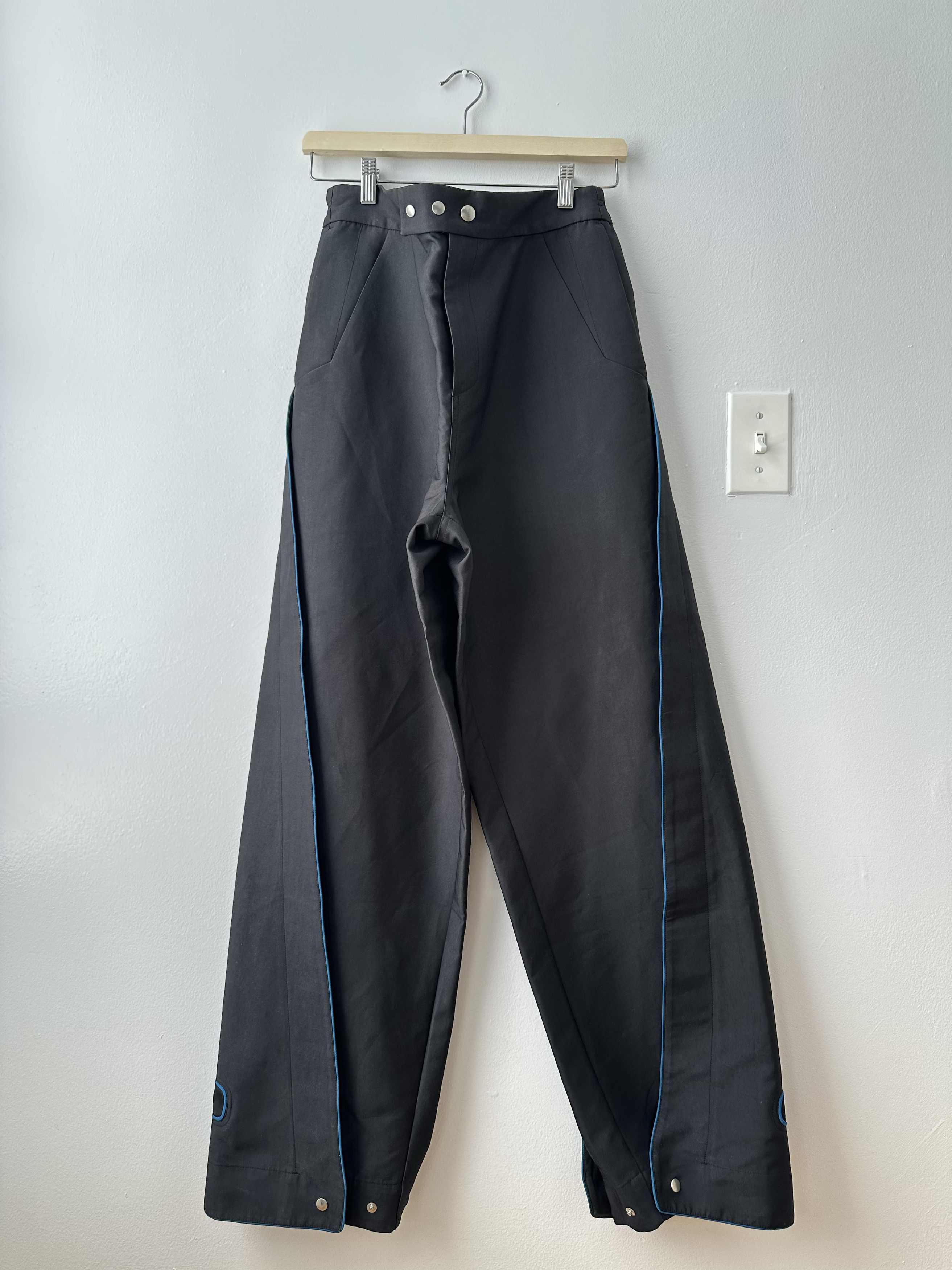KEENKEE black neo-hybrid elastic waist durable track pants