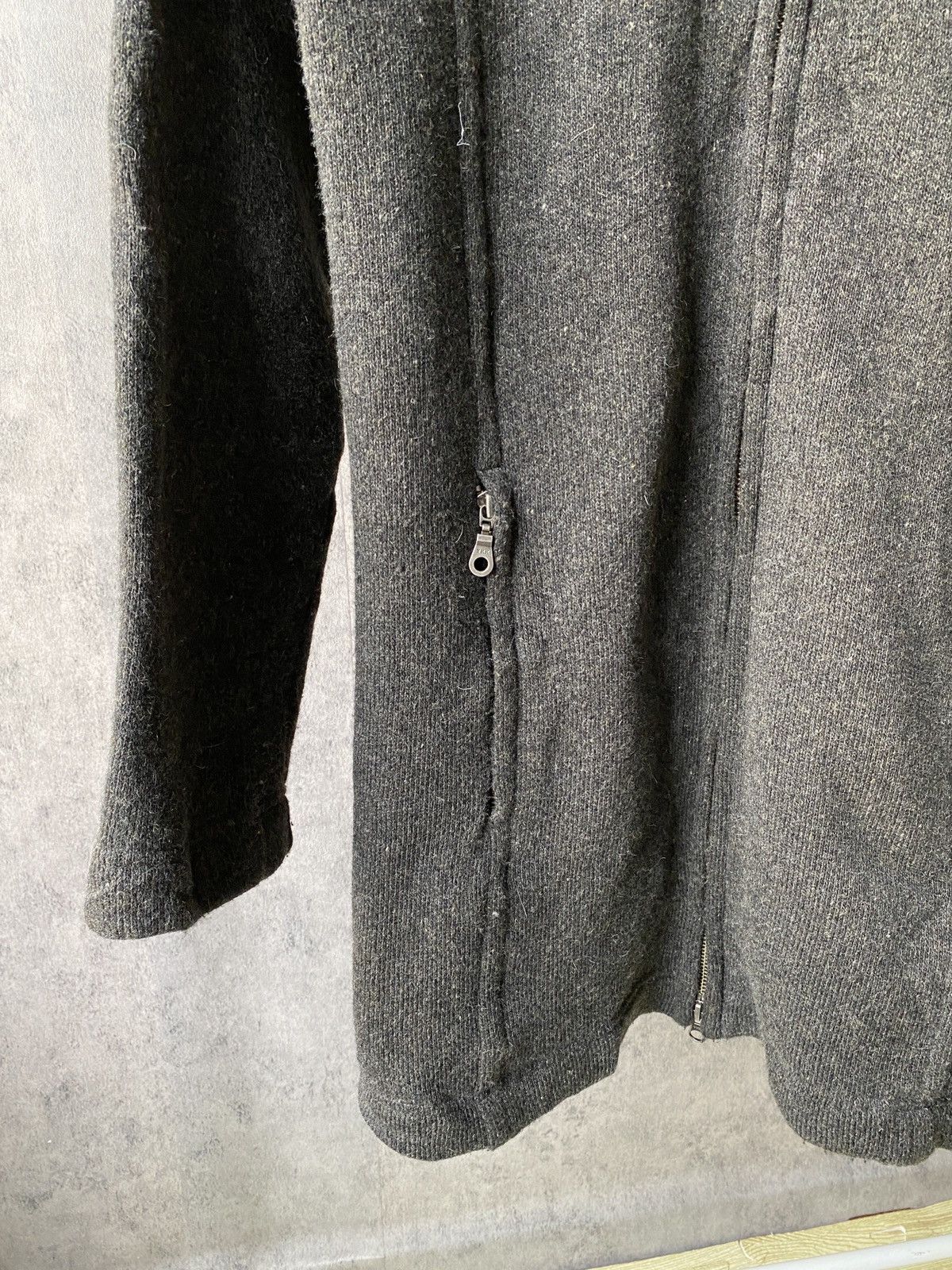 5351 POUR LES HOMMES × Japanese Brand 5351 Pour Les Hommes Japan Fur Hoodie Wool Zipper Jacket Size US M / EU 48-50 / 2 - 5 Thumbnail