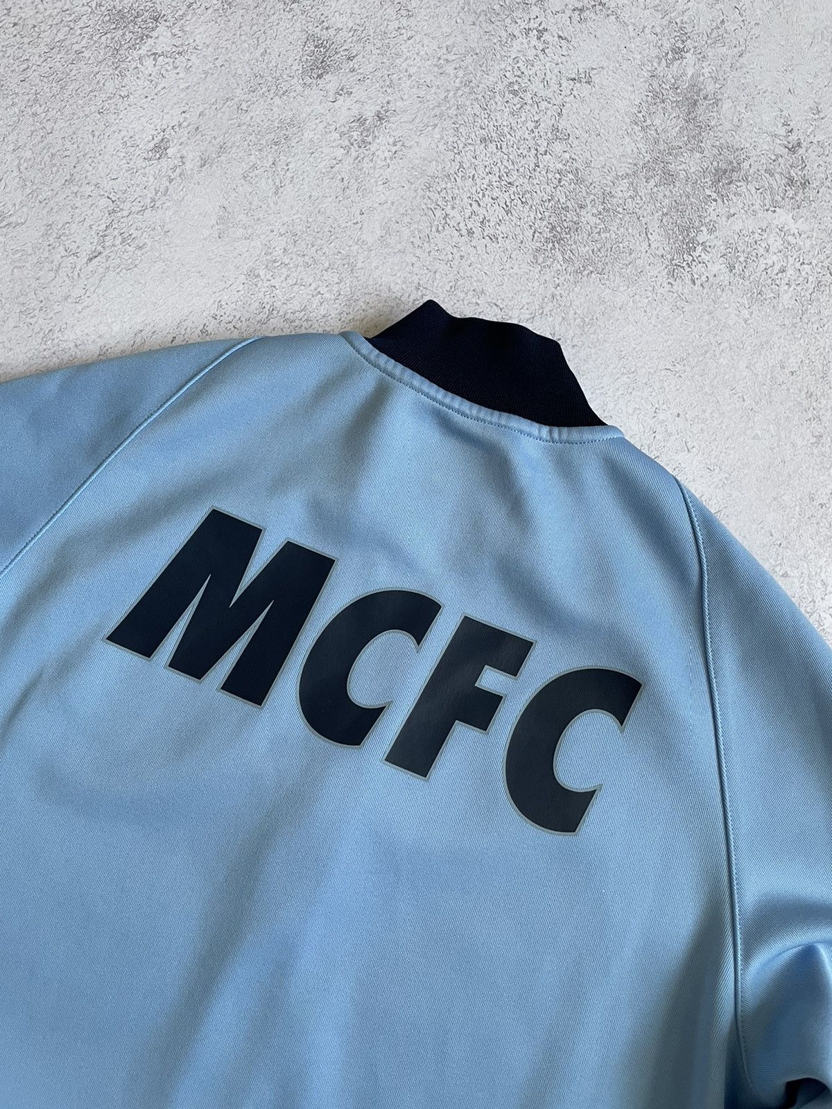 Nike Nike Manchester City 2014/2015 Blue Full Zip Training Jacket Size US M / EU 48-50 / 2 - 6 Thumbnail