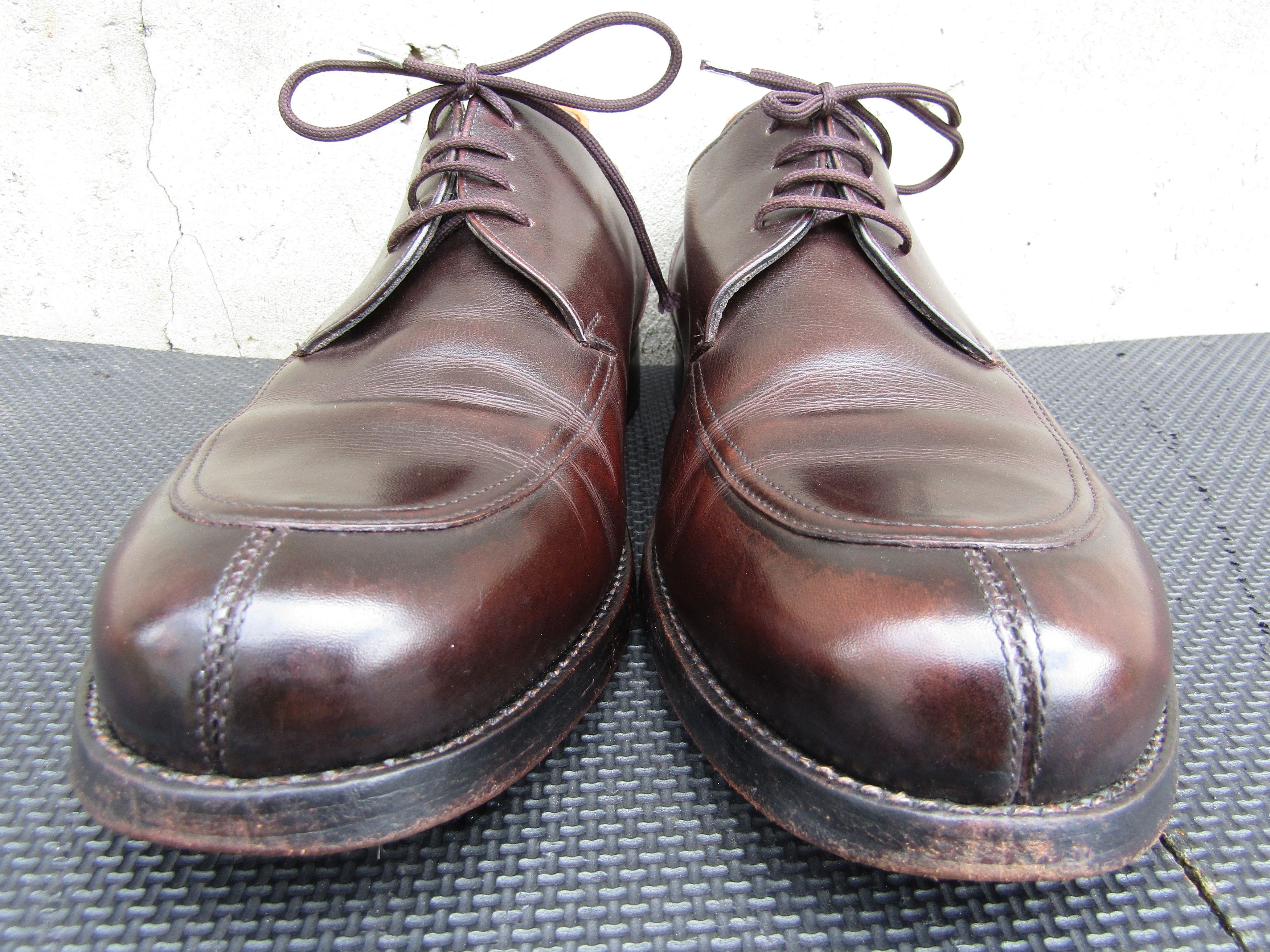 Heinrich Dinkelacker Heinrich Dinkelacker Leather Mens Brogue Dress Split Toe Size US 11 / EU 44 - 5 Thumbnail