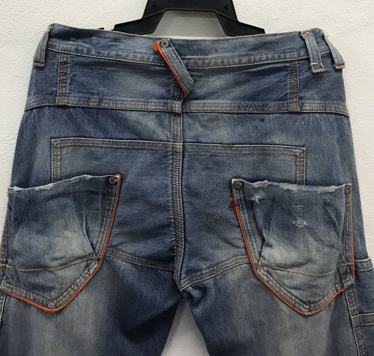 If Six Was Nine Vintage Genoese Tante Cose Buone Atutti Denim Pants Size US 32 / EU 48 - 4 Thumbnail