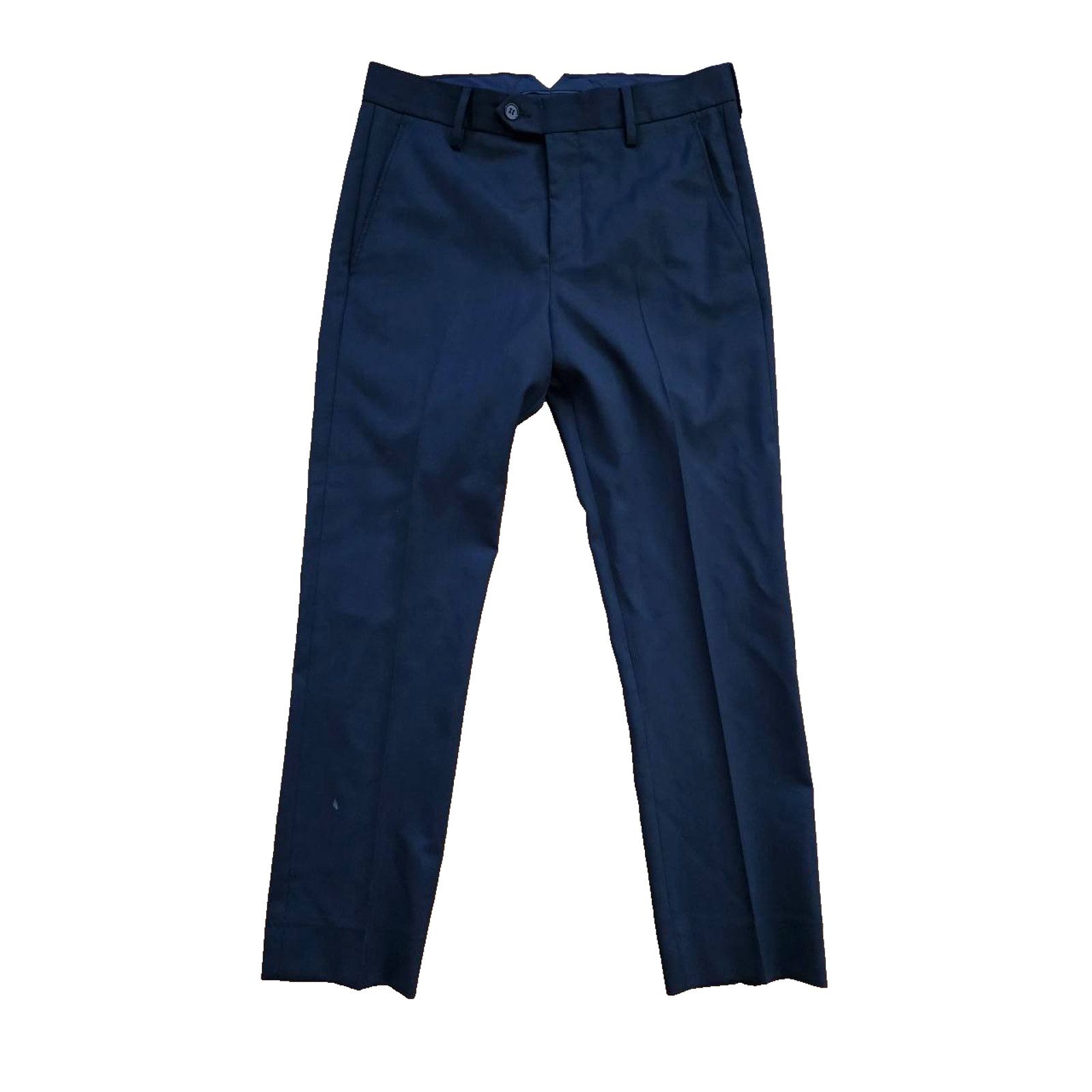 Acne Studios Wool Blend Straight Wide Leg Navy 46 A001934