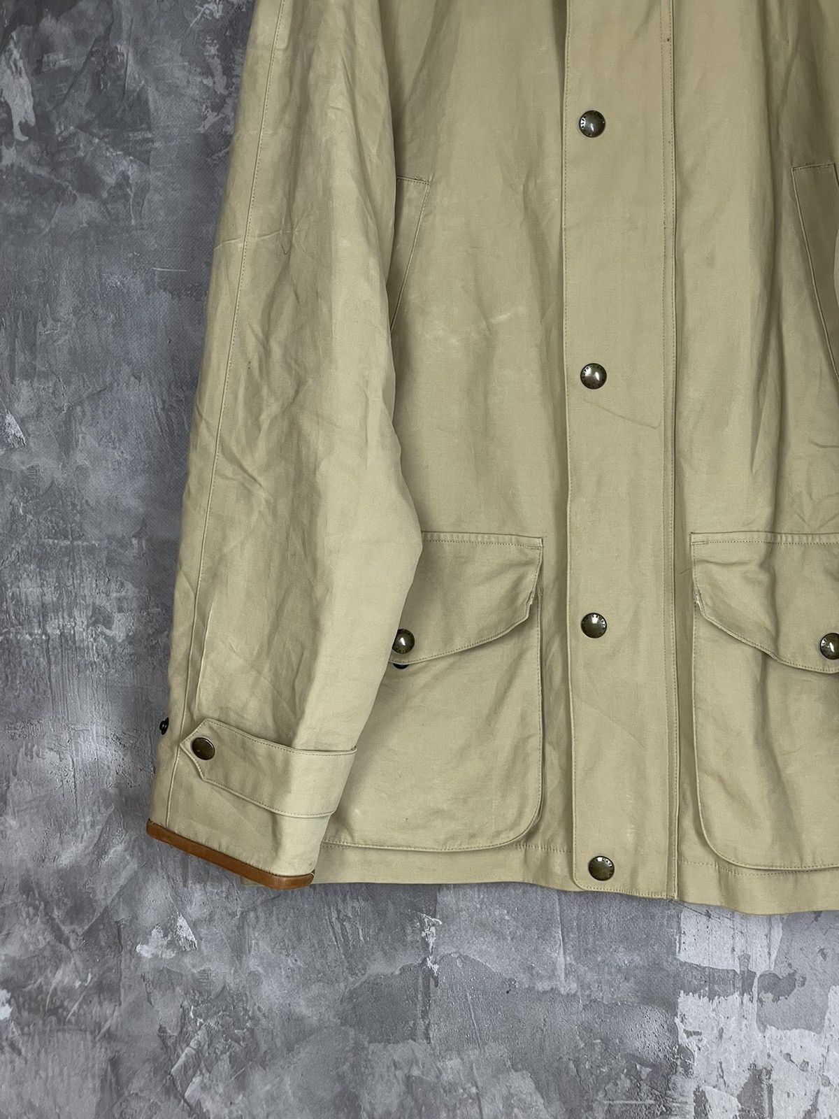 Ralph Lauren Polo Ralph Lauren Classic Luxury Zip Beige Jacket Size US L / EU 52-54 / 3 - 5 Thumbnail