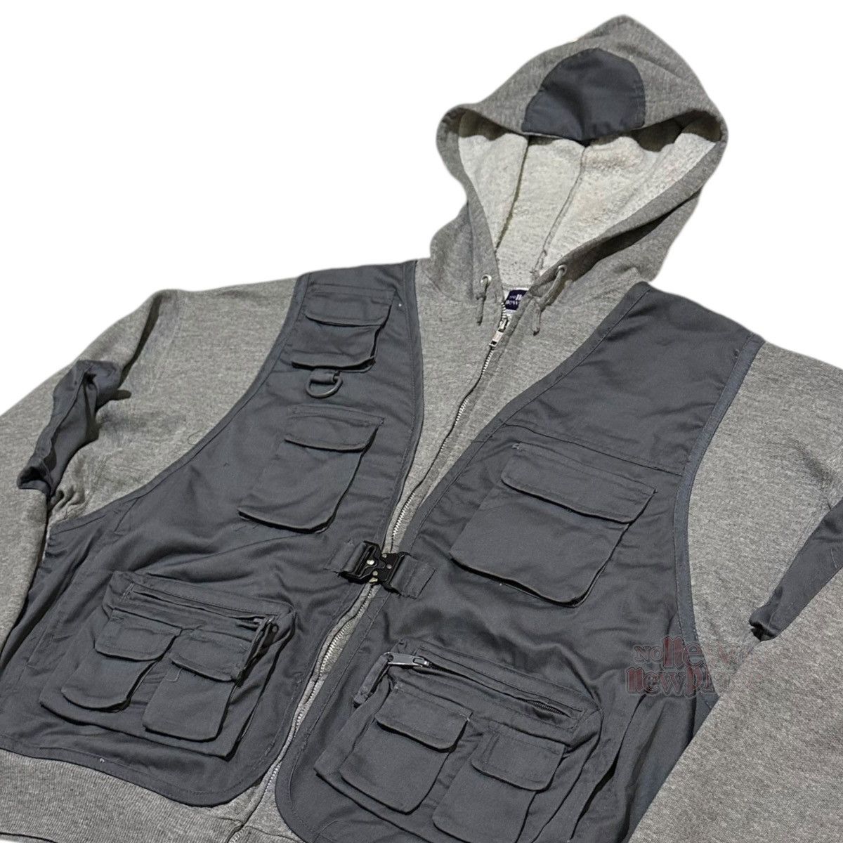 Jerzees Jerzees Zip Hoodie Vest Edition “D-Grey” 590 Reworked Hoodie Size US L / EU 52-54 / 3 - 7 Thumbnail