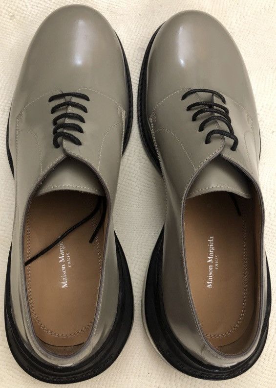 Maison Margiela Maison Margiela 🇮🇹 gloss single stitch airbag derby 10 NEW Size US 10 / EU 43 - 9 Thumbnail