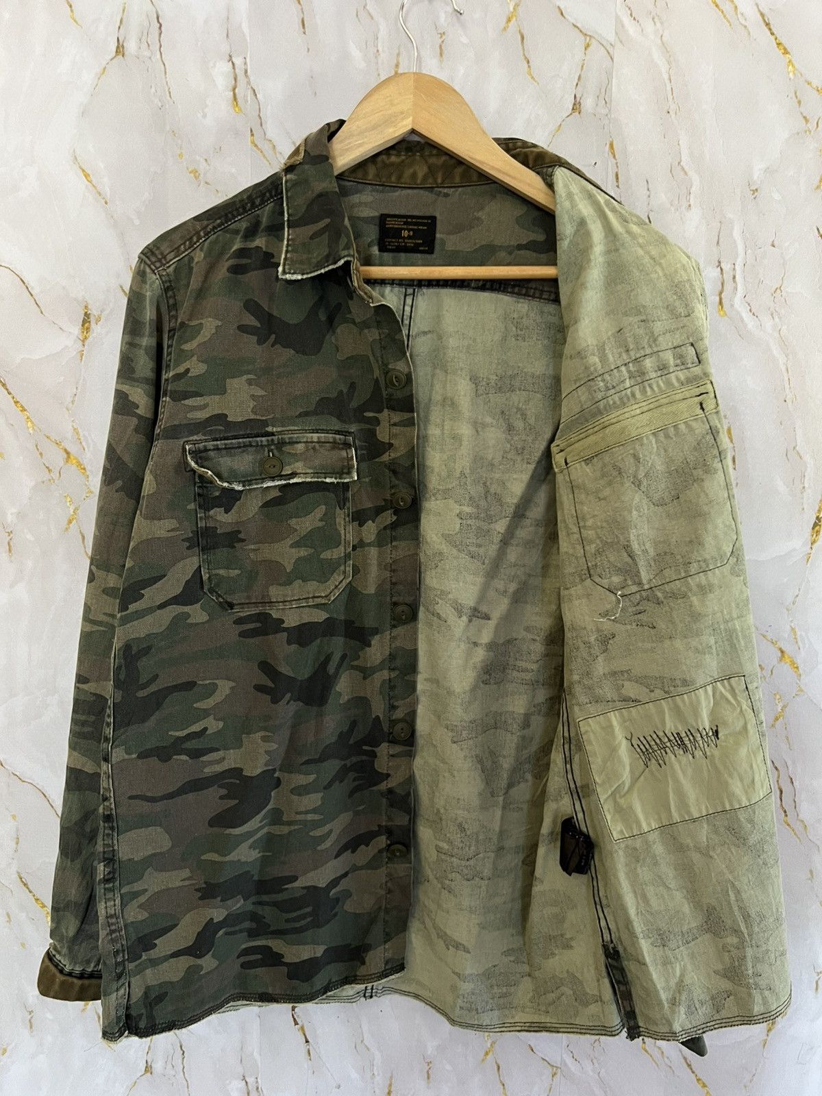 Japanese Brand ARMY CAMO JACKET Size US L / EU 52-54 / 3 - 3 Thumbnail