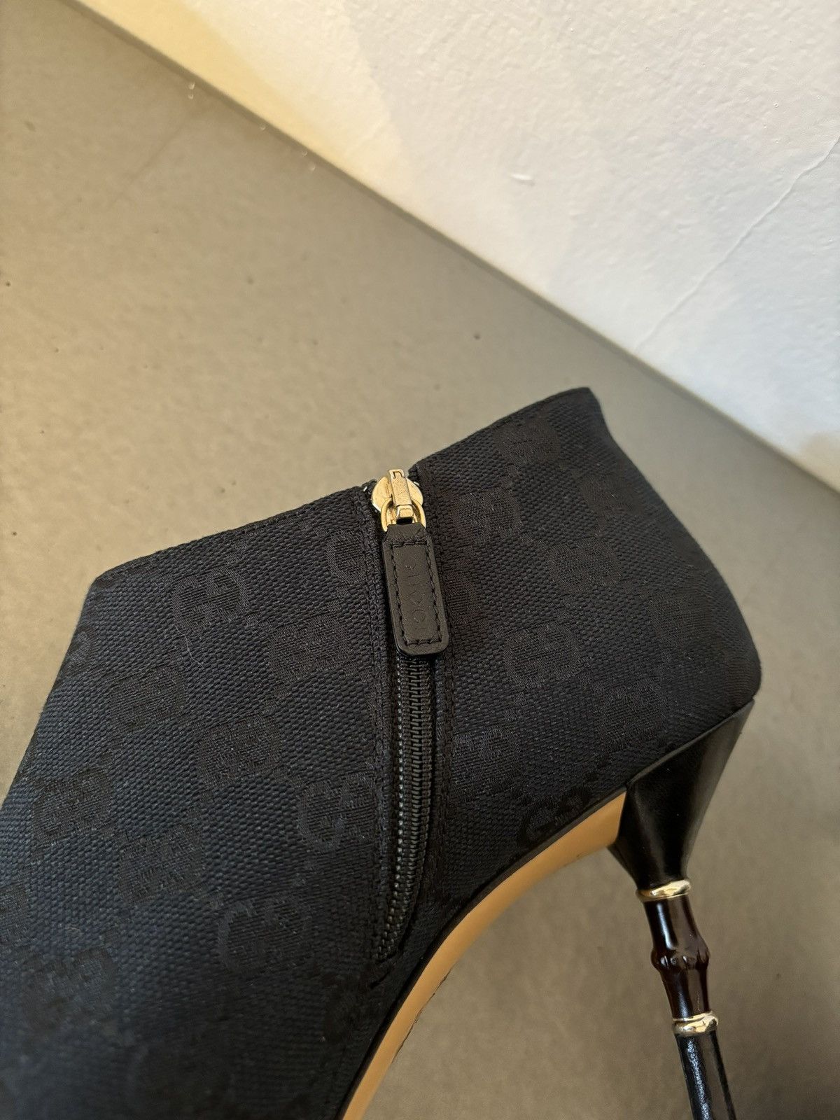 Gucci Rare Gucci by Tom Ford Ankle Boots Logo Canvas Size US 9 / IT 39 - 6 Thumbnail