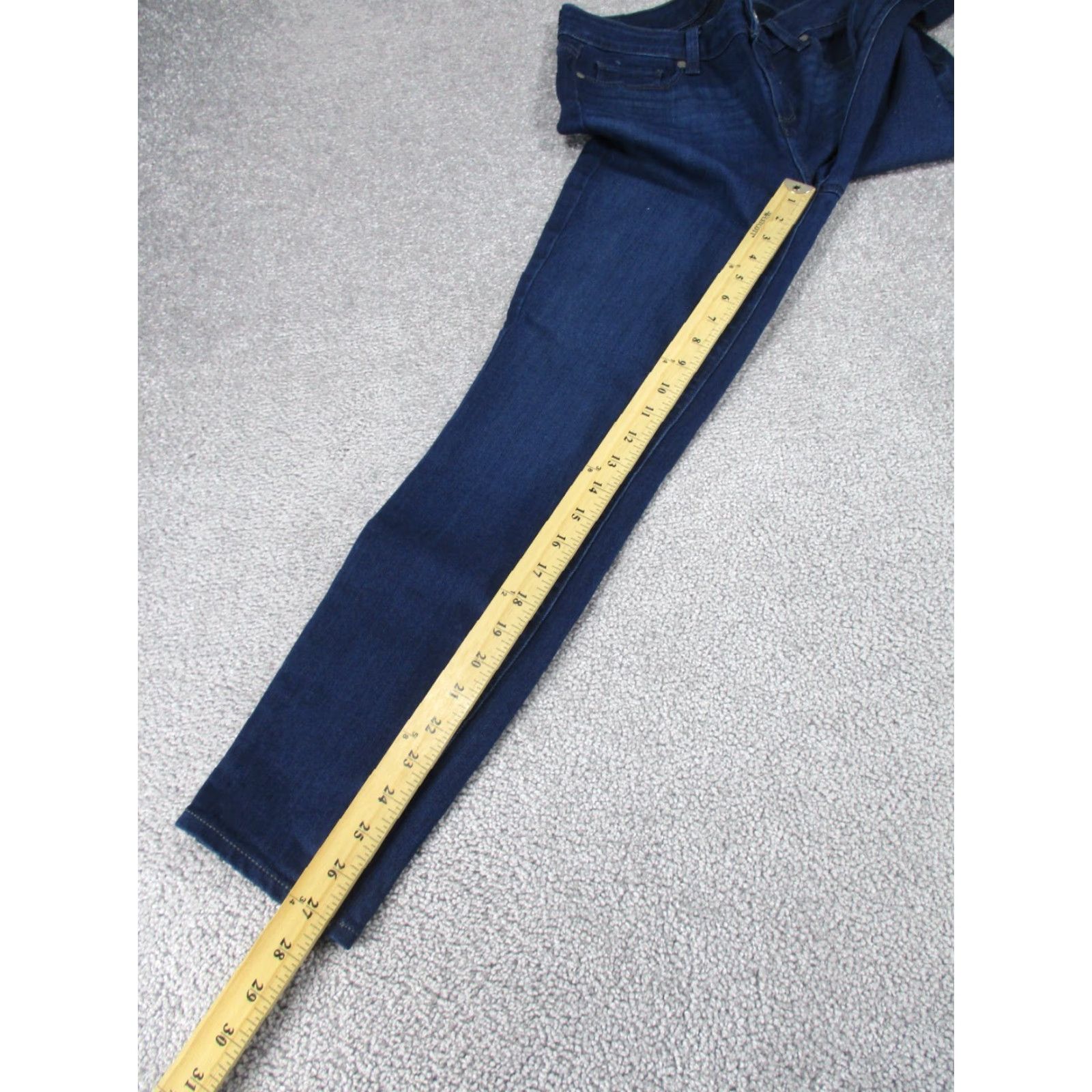 Paige Paige Verdugo Jeans - Jeans - Women 29 Blue Dark Wash Denim Mid Rise Ankle Zip Womens Size 29" - 4 Thumbnail