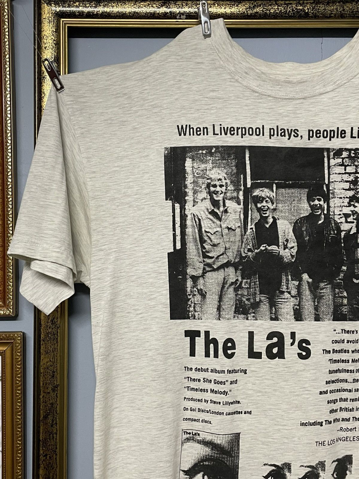 Vintage Vintage 1991 The La’s Band Liverpool Plays Eye Rare Tee Size US XL / EU 56 / 4 - 4 Thumbnail
