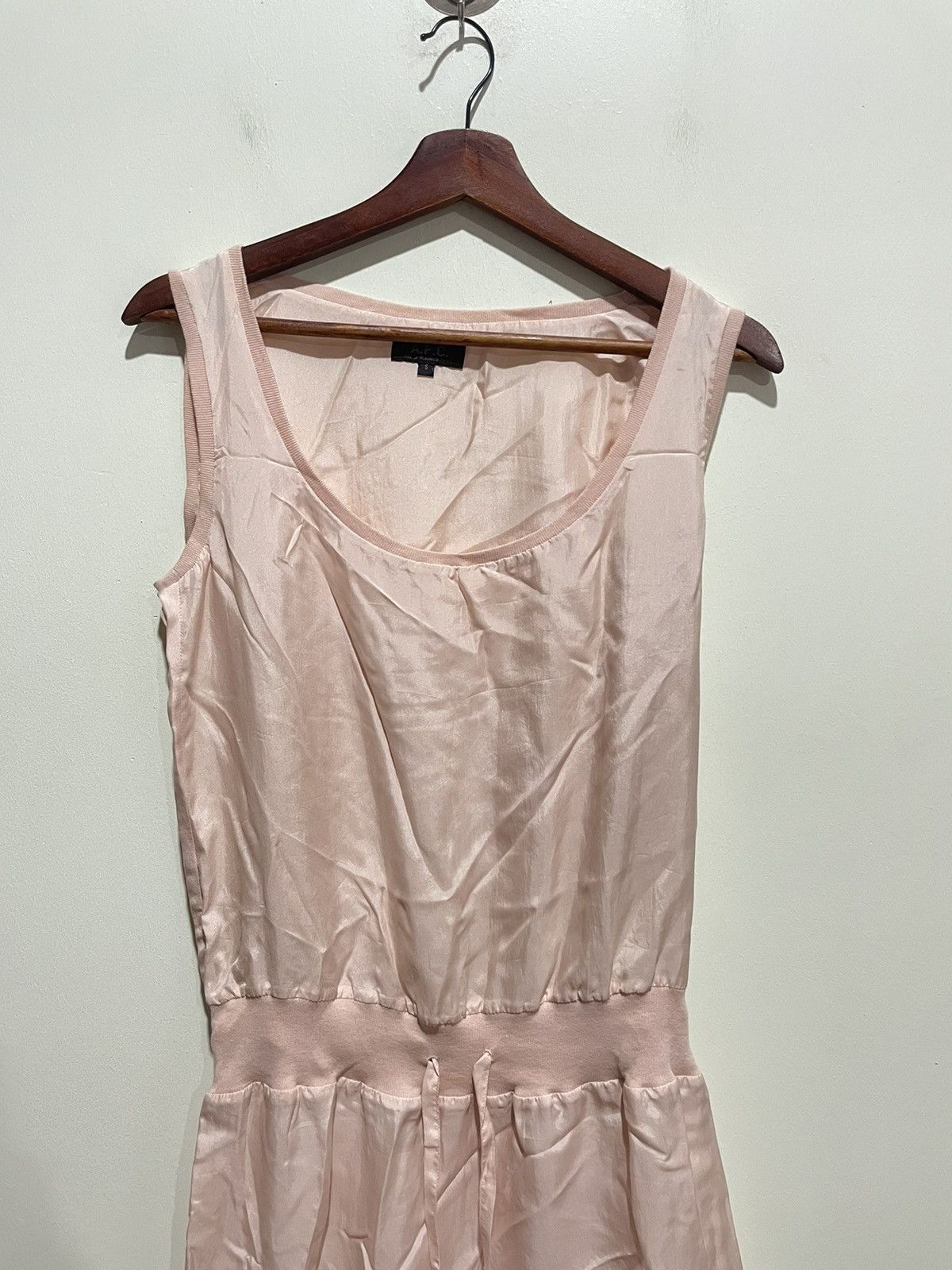 A.P.C. A.P.C Silk Midi Dress Size ONE SIZE - 3 Thumbnail