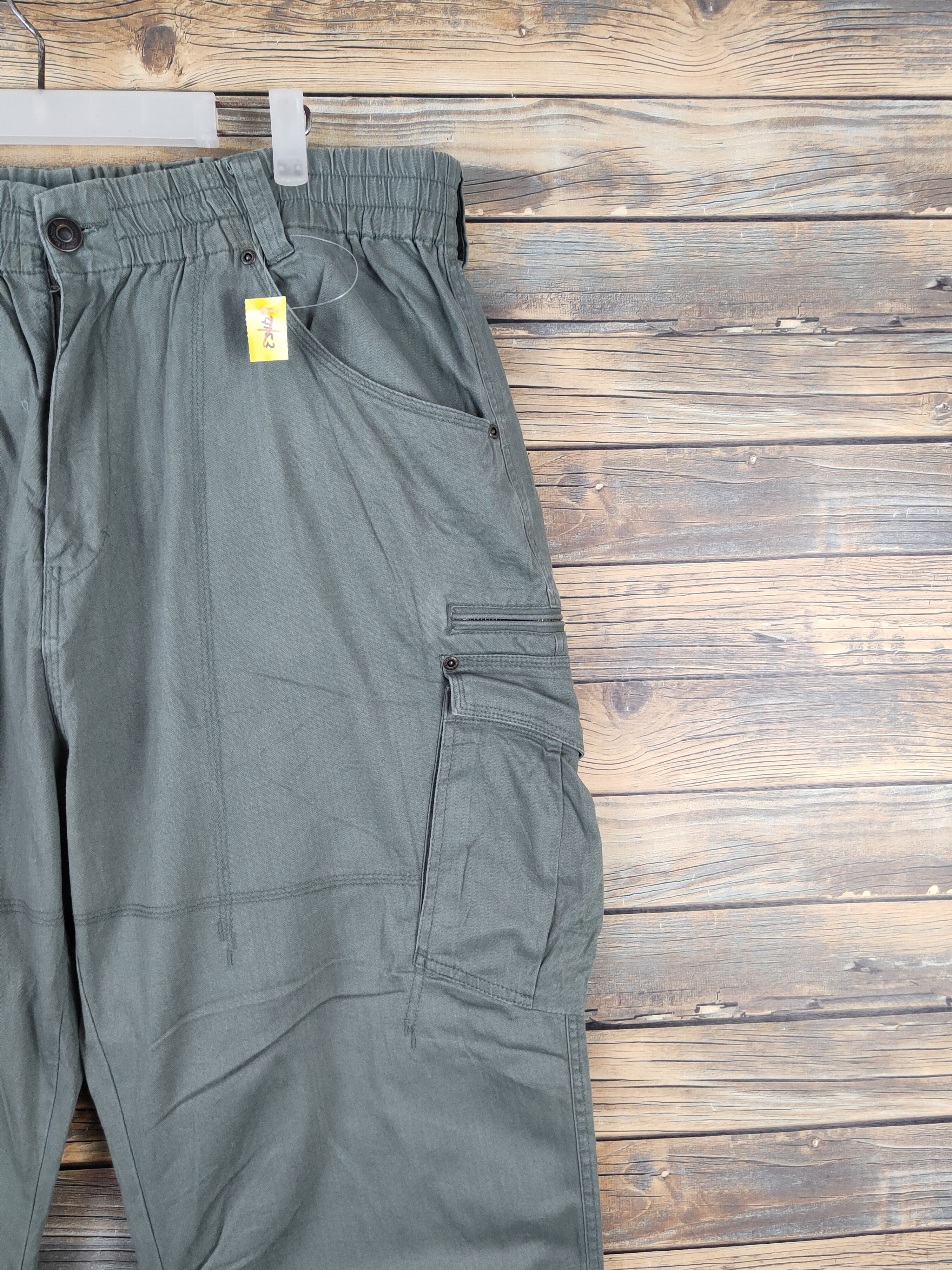 Japanese Brand Road Runner Green Multipocket Tactical Cargo Pants #W1029 Size US 36 / EU 52 - 5 Thumbnail