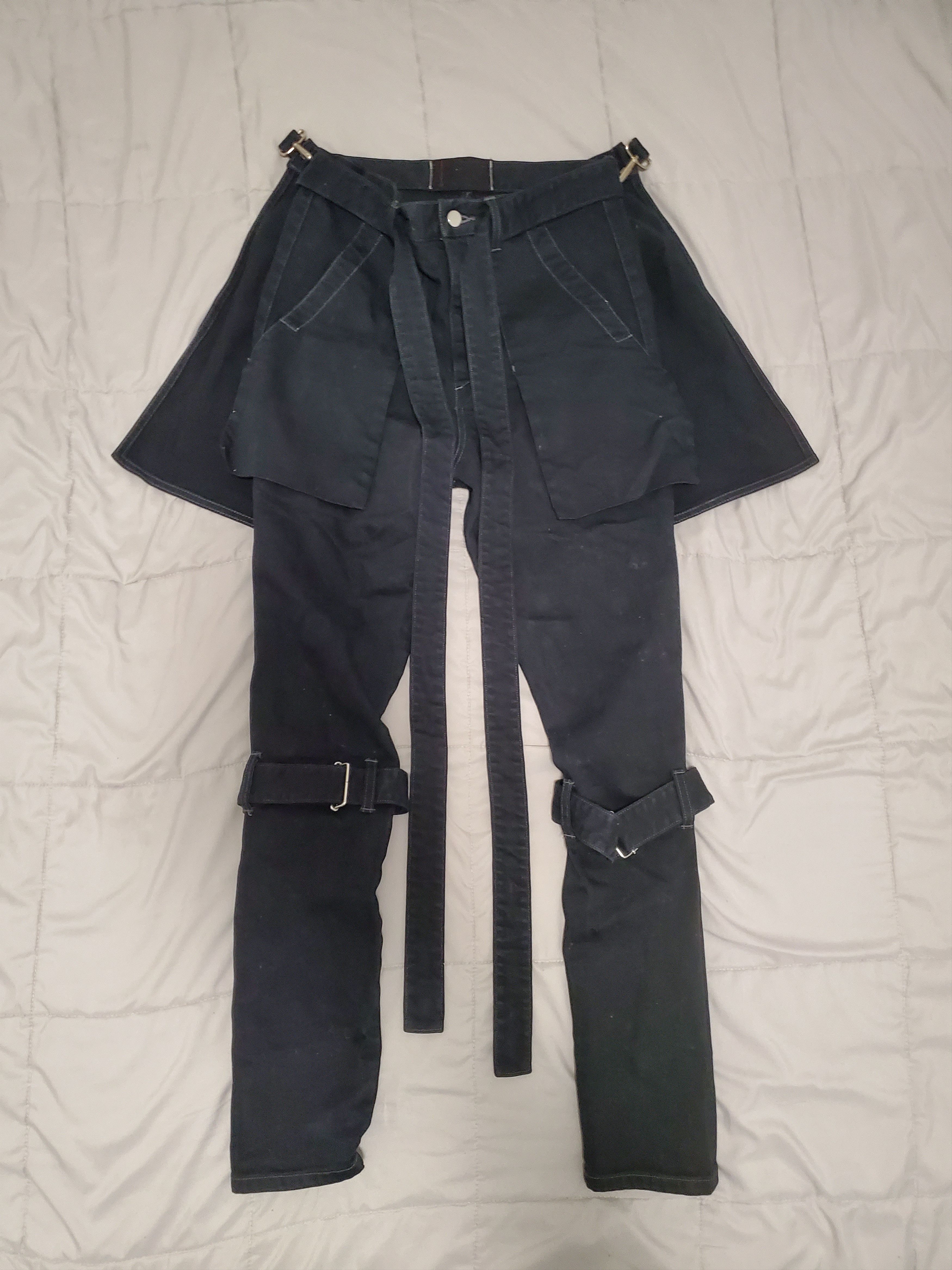 Japanese Brand N/07 Seditious Bondage Pants Size US 30 / EU 46 - 3 Thumbnail