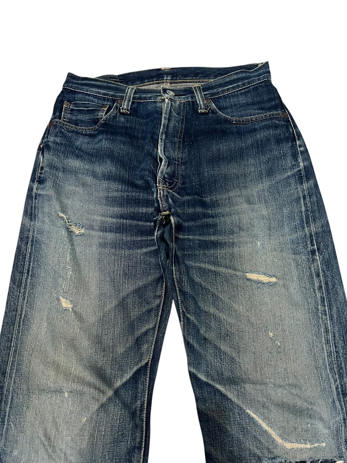 Japanese Brand Vintage Japanese Brand Selvedge Distressed Jean Japan Size US 28 / EU 44 - 3 Thumbnail